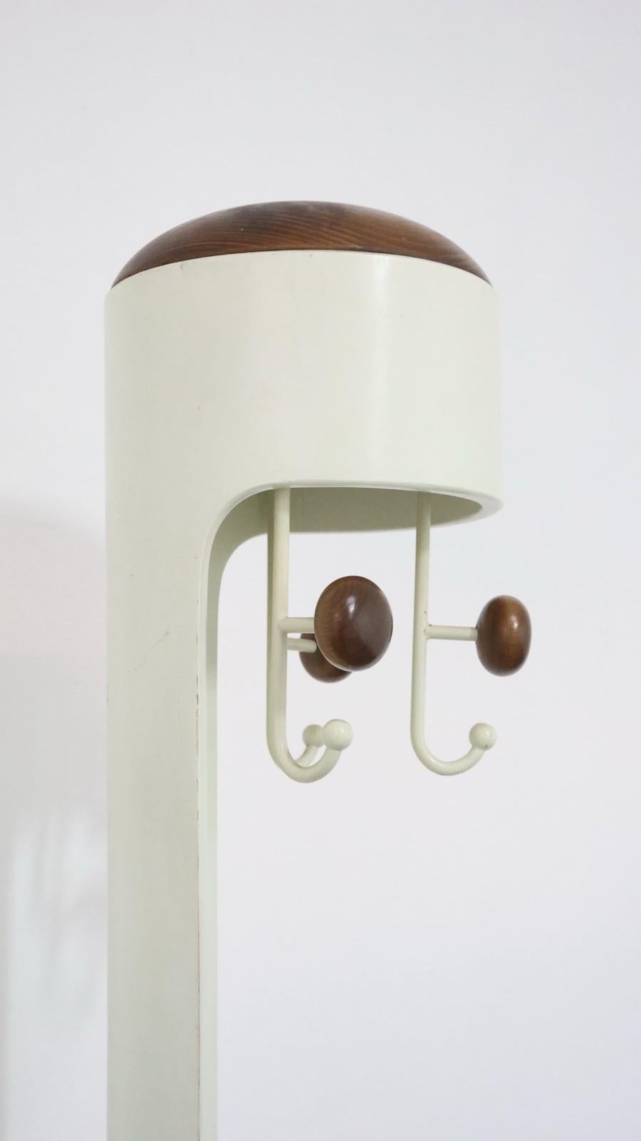 Porte-manteau avec porte-parapluie attribué à Joe Colombo, 1960's space age en vente 9