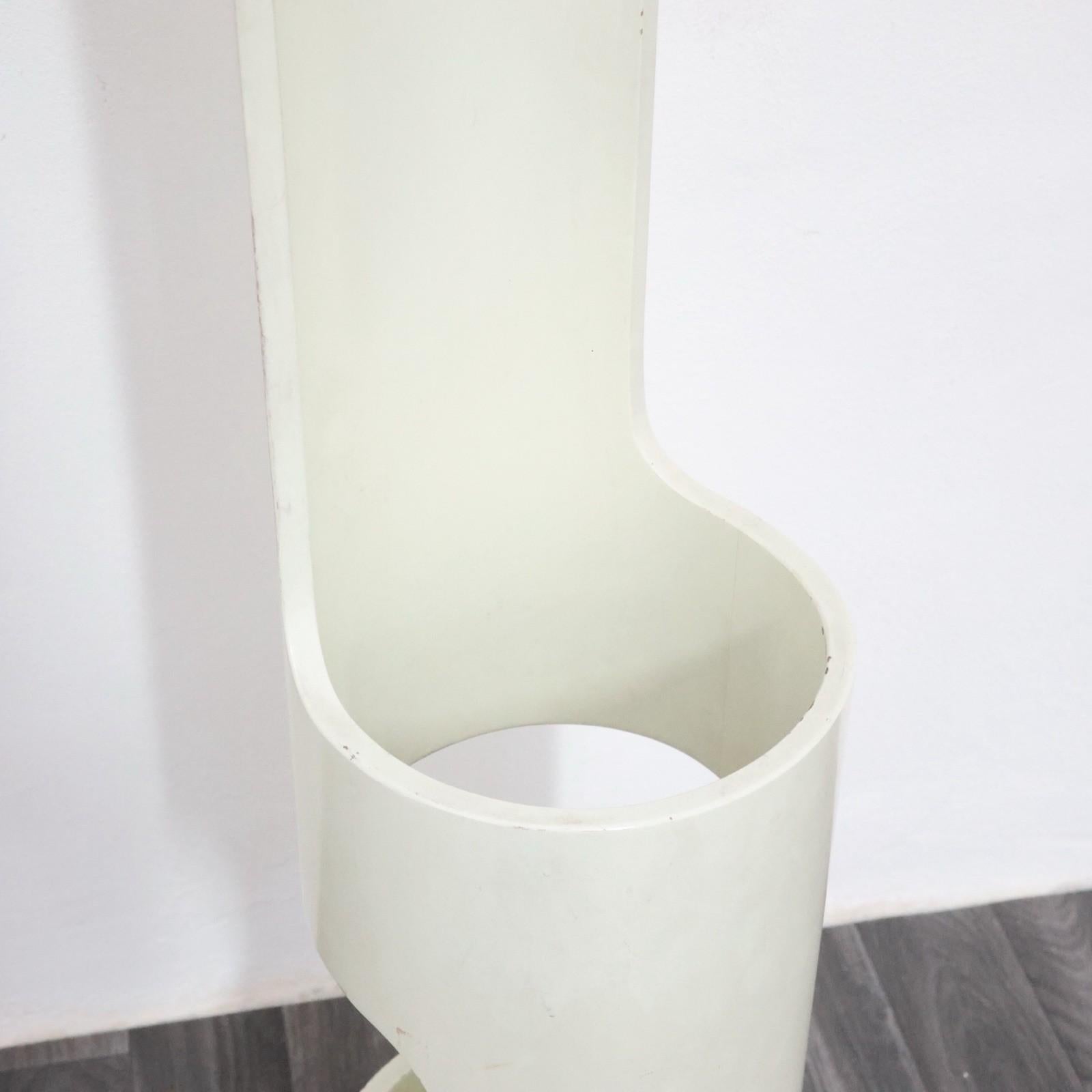 Bois Porte-manteau avec porte-parapluie attribué à Joe Colombo, 1960's space age en vente