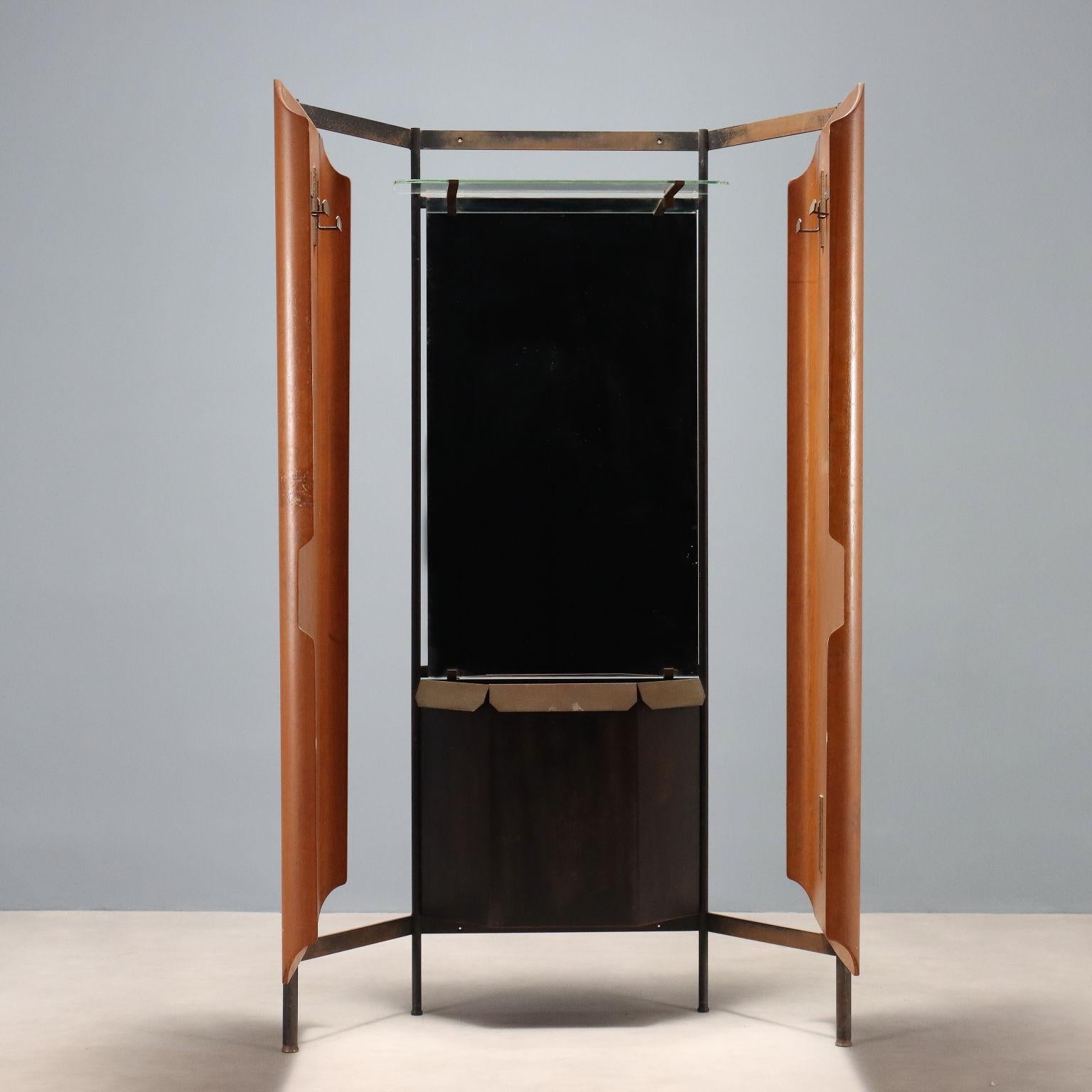 Entryway Coat Stand 1950s Design by Eugenia Alberti Reggio and Scaioli For Sale 6