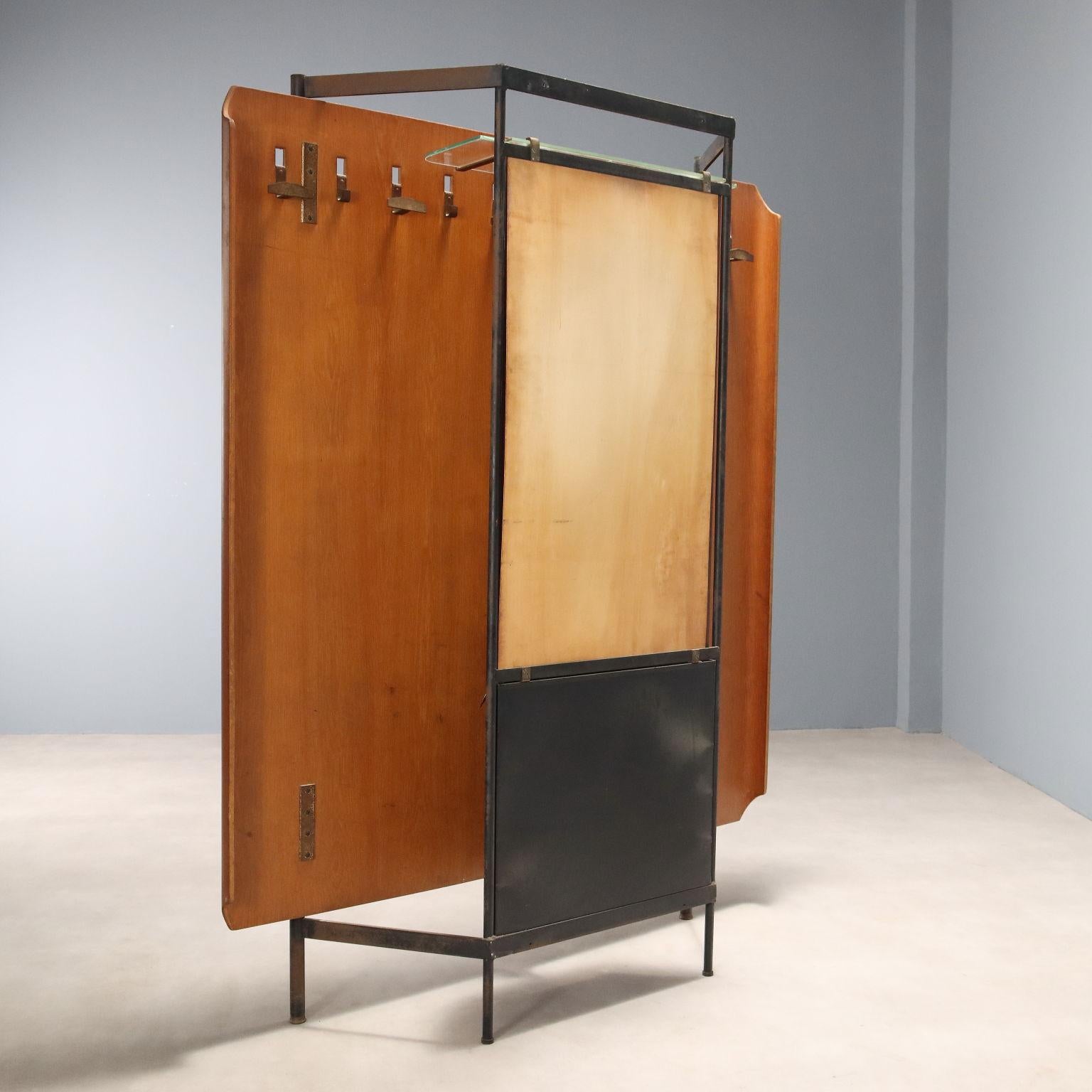 Entryway Coat Stand 1950s Design by Eugenia Alberti Reggio and Scaioli For Sale 9