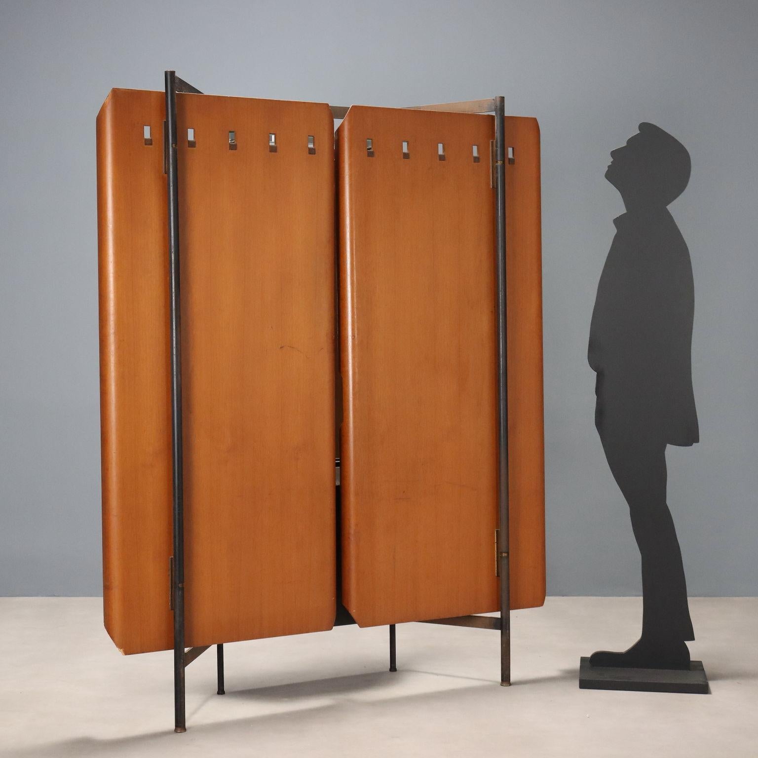 Mid-Century Modern Entryway Coat Stand 1950s Design by Eugenia Alberti Reggio and Scaioli For Sale
