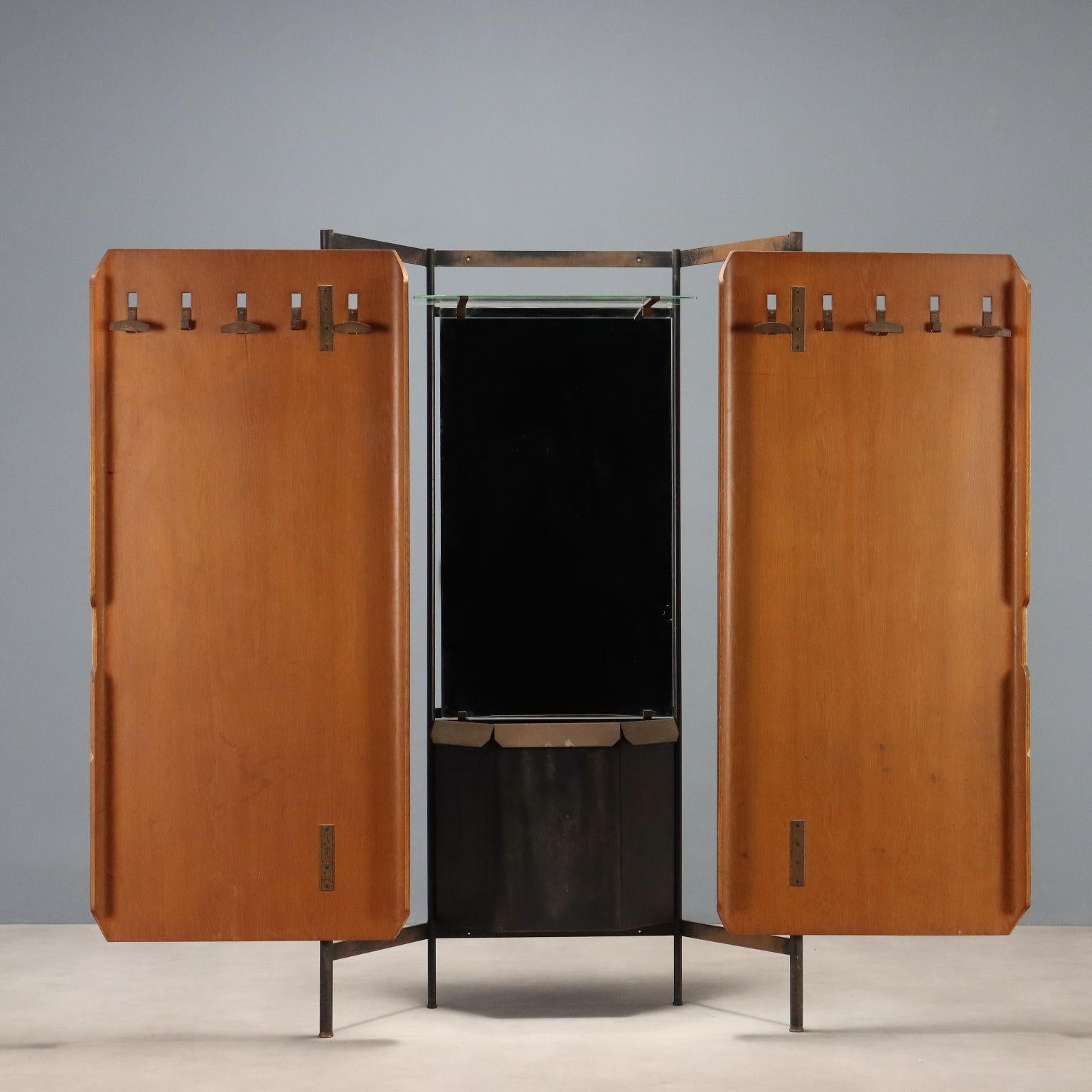 Italian Entryway Coat Stand 1950s Design by Eugenia Alberti Reggio and Scaioli For Sale