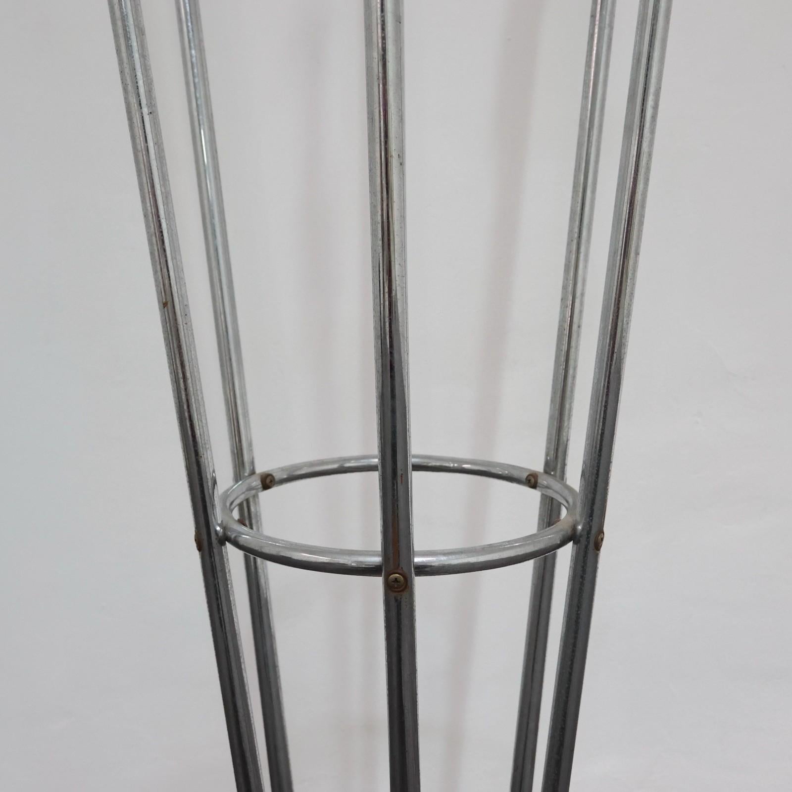 Appendiabiti fratelli Mannelli travertino acciaio design Modernariato 1970’s In condizioni buone in vendita a Taranto, IT