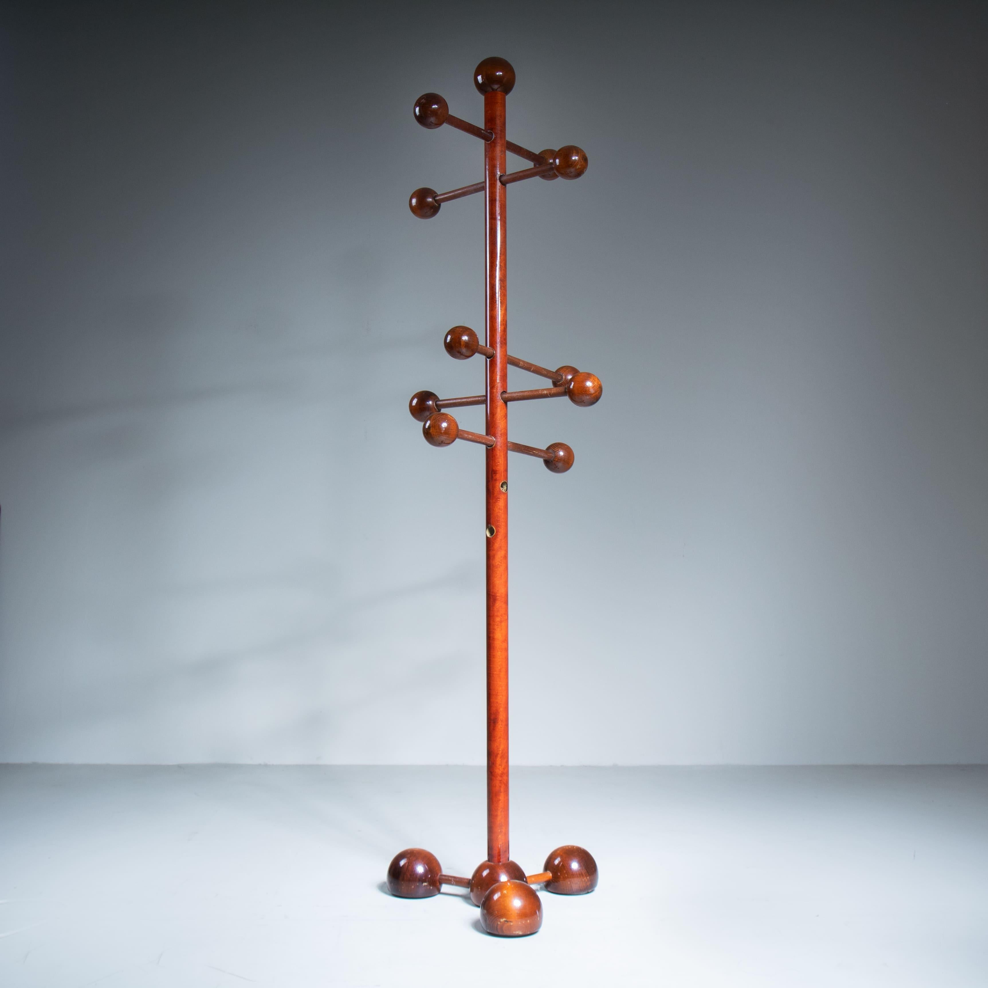 Mid-Century moderno Appendiabiti in legno, stile Mid-Century, 1950 in vendita