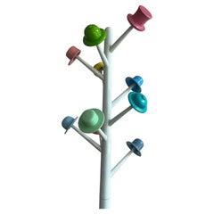 Appendiabiti „L'albero dei Cappelli“ - Ugo Nespolo - Origlia Pragma Anni 80 