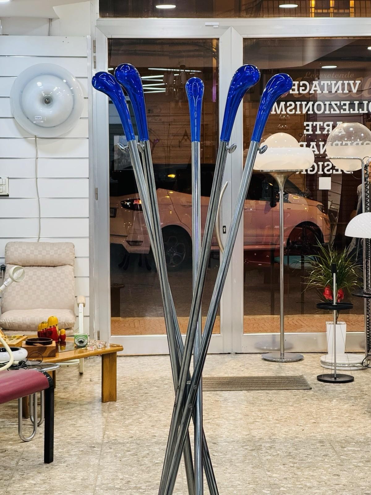 Italian Miniforms Golf Coat Stand 1980s Design Modernism For Sale