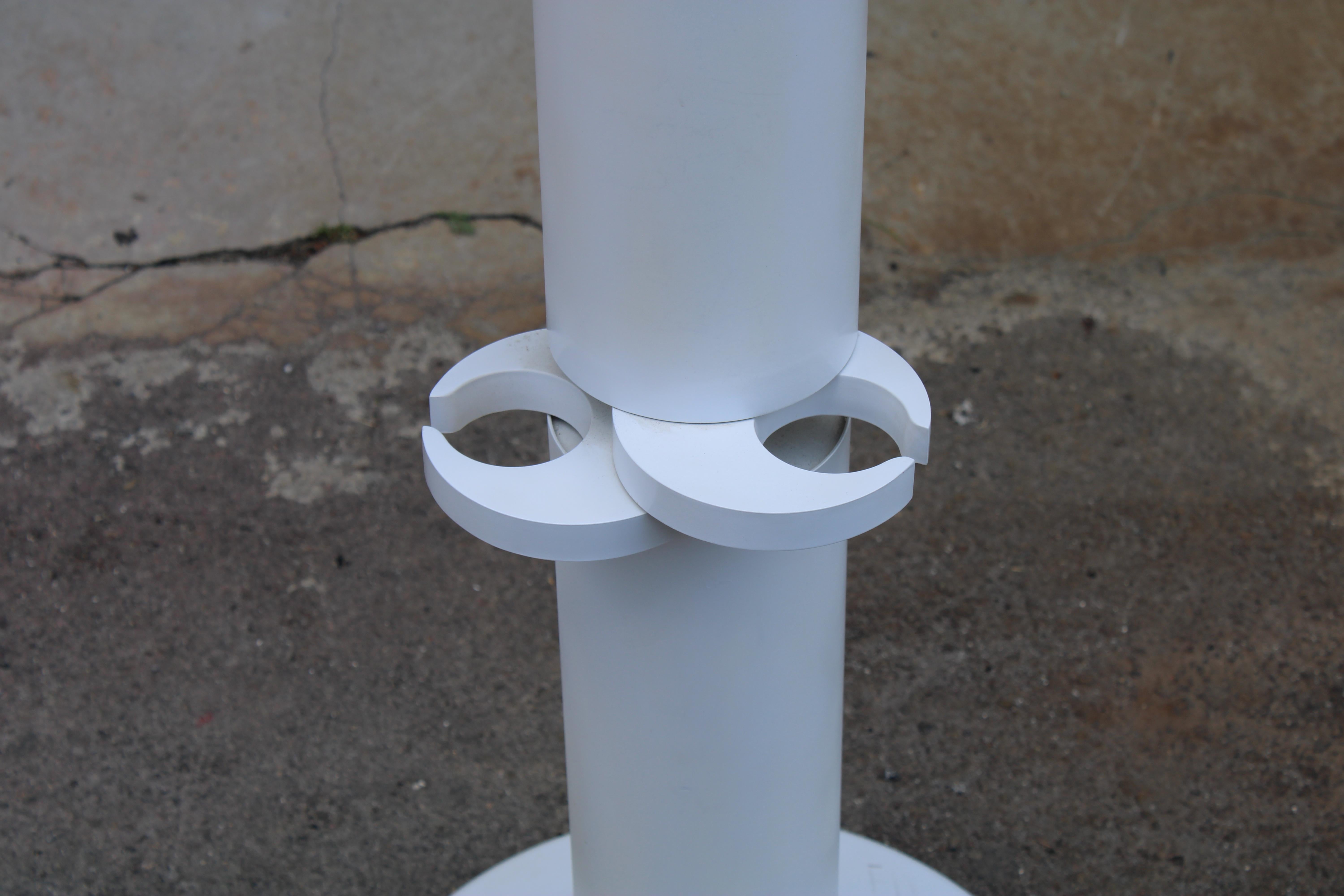Mid-20th Century Appendiabiti Planta Anonima castelli Giancarlo Piretti 1960 Bianco in vendita