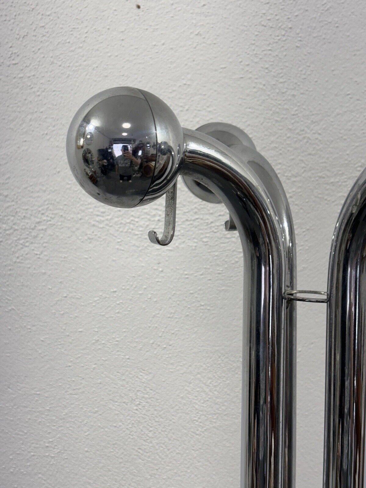 Coat Stand Space Age Design Steel Modernism 1970's 6