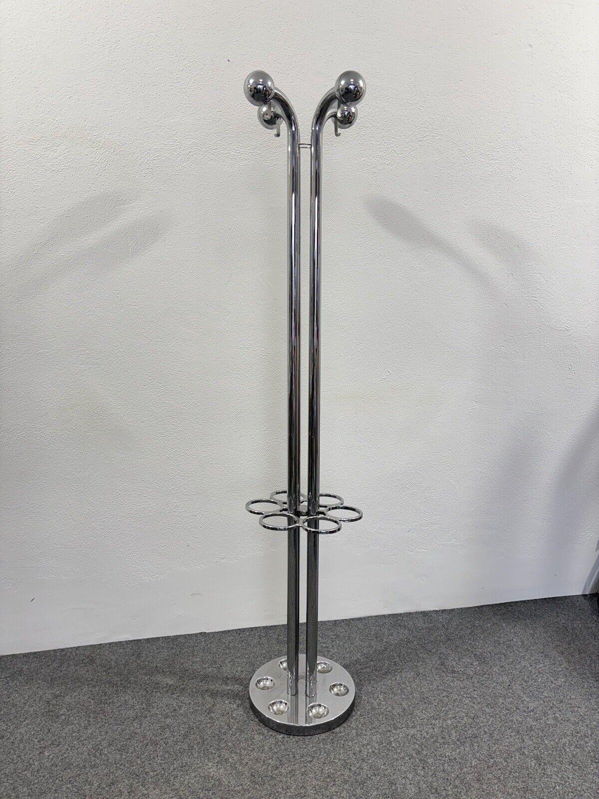 Coat Stand Space Age Design Steel Modernism 1970's 2