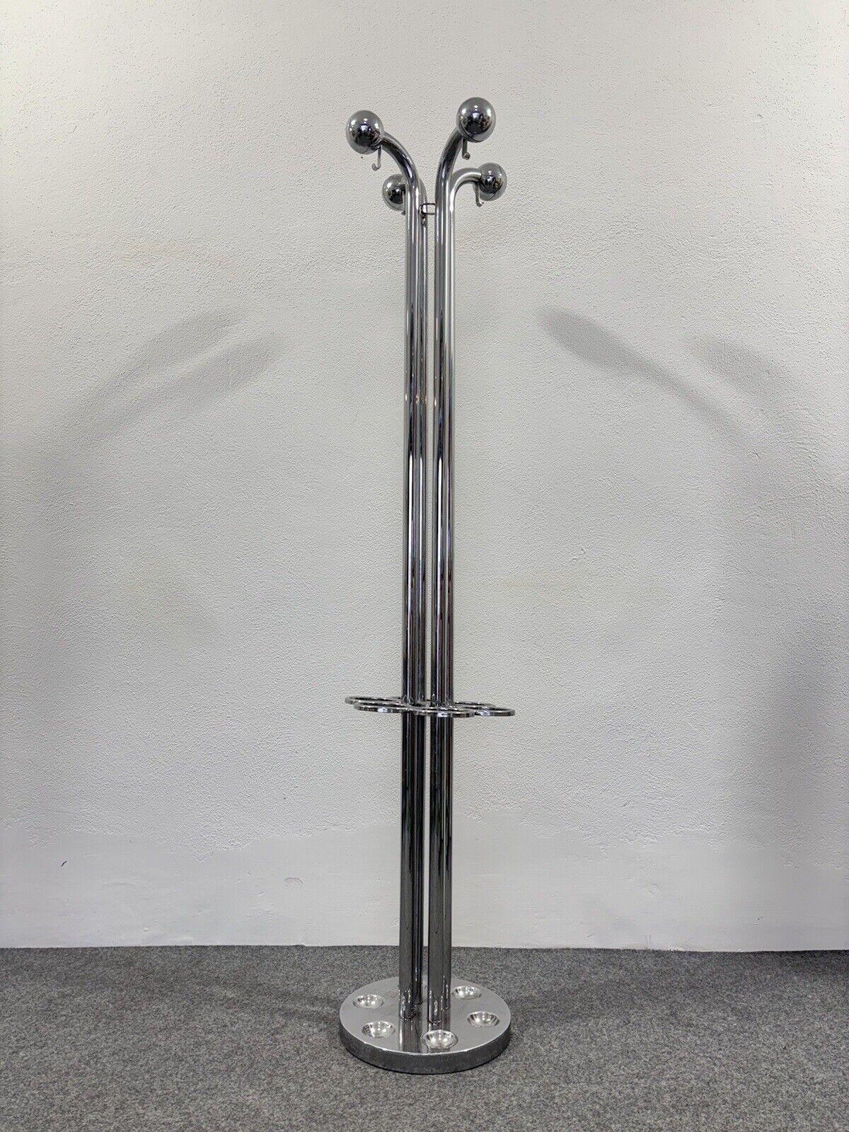 Coat Stand Space Age Design Steel Modernism 1970's 3