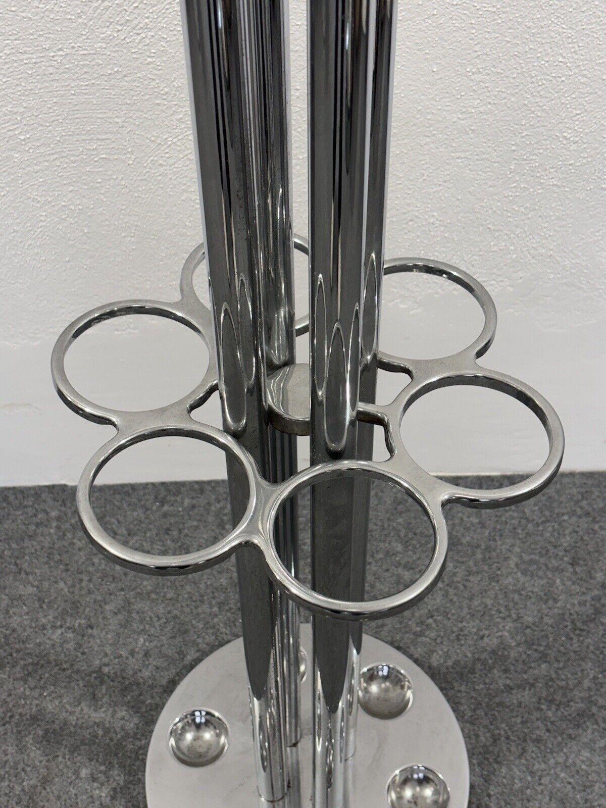 Coat Stand Space Age Design Steel Modernism 1970's 4