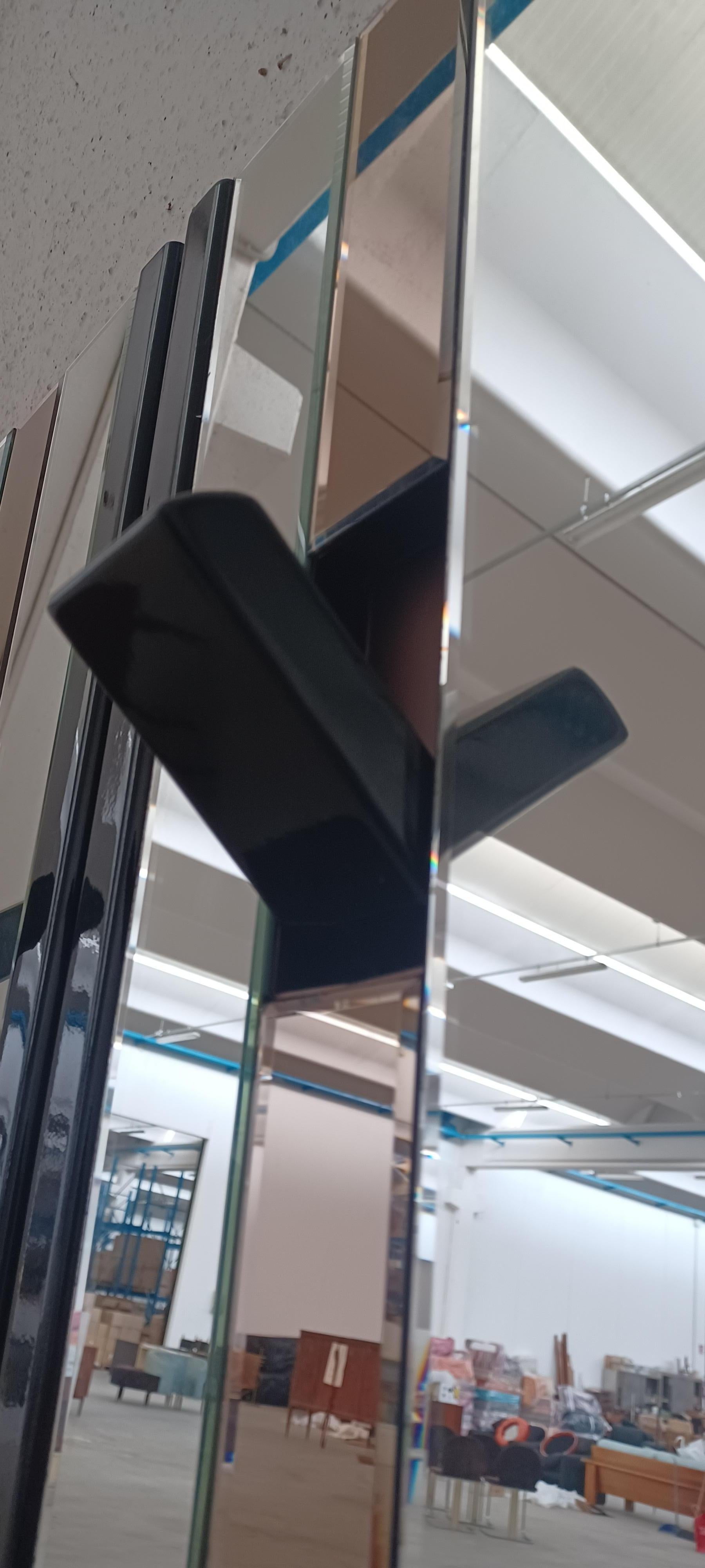 Post-Modern Mirrored coat rack For Sale