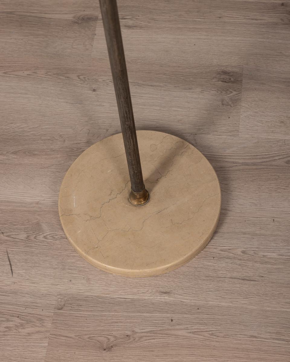 Appendiabiti vintage anni 60 in marmo ottone e legno design Italiano In condizioni buone in vendita a None, IT