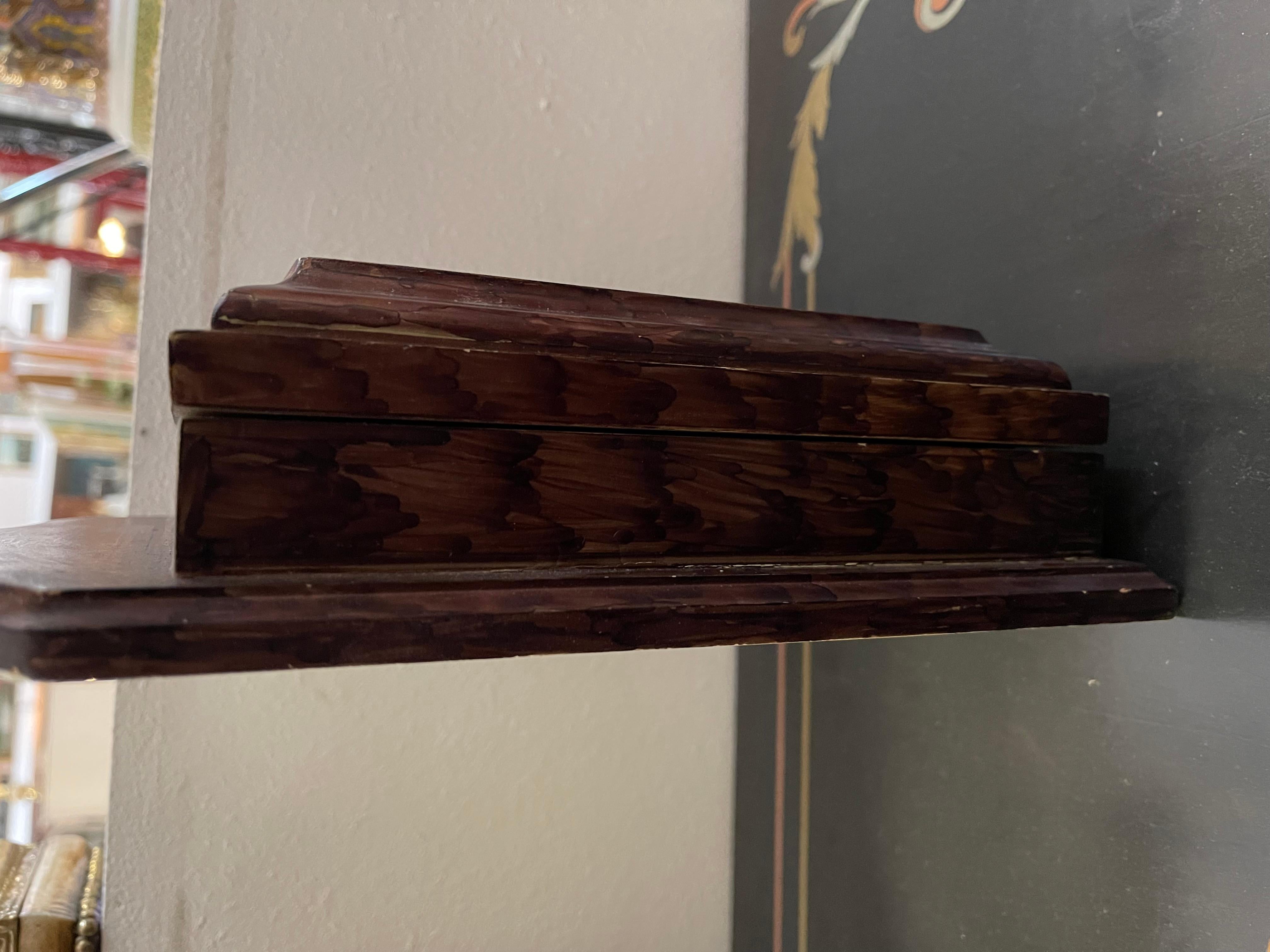 Vintage-Eckaufhänger aus Holz (Sonstiges) im Angebot