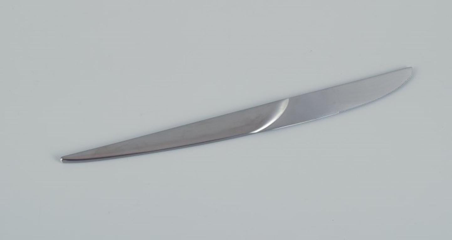 Appetize, Nedda El-Asmar for Gense, Sweden.
Dinner service for four people, consisting of four dinner knives, four dinner forks, and four dinner spoons.
Late 20th century.
In perfect condition.
Marked.
Dimensions:
Knife: 24.0 x 2.0 cm.
Fork: L 21.5