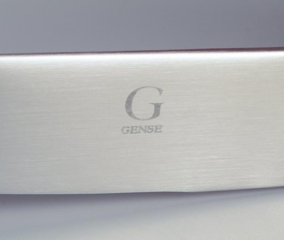 Stainless Steel Appetize, Nedda El-Asmar for Gense. Dinner service for four people For Sale