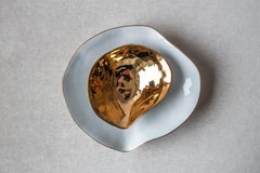 Appetizer Set Indulge Nº2+Nº5/ White+Gold /Handmade Porcelain Tableware