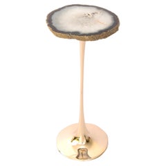 Apple Drink Table with Agate Top by Fakasaka Design