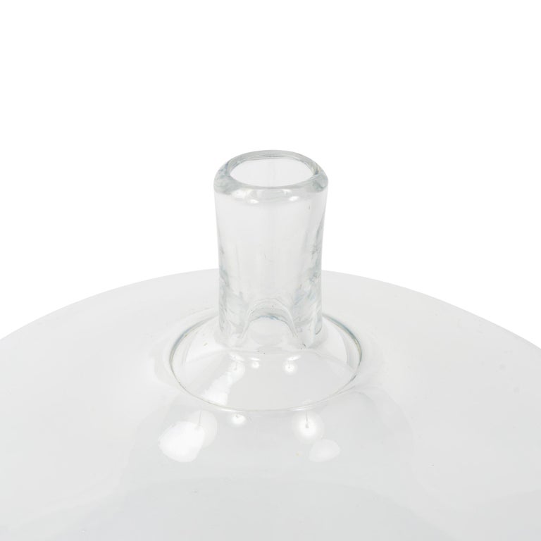 Scandinavian Modern 1950s Swedish Apple Glass Vase by Ingeborg Lundin for Orrefors For Sale