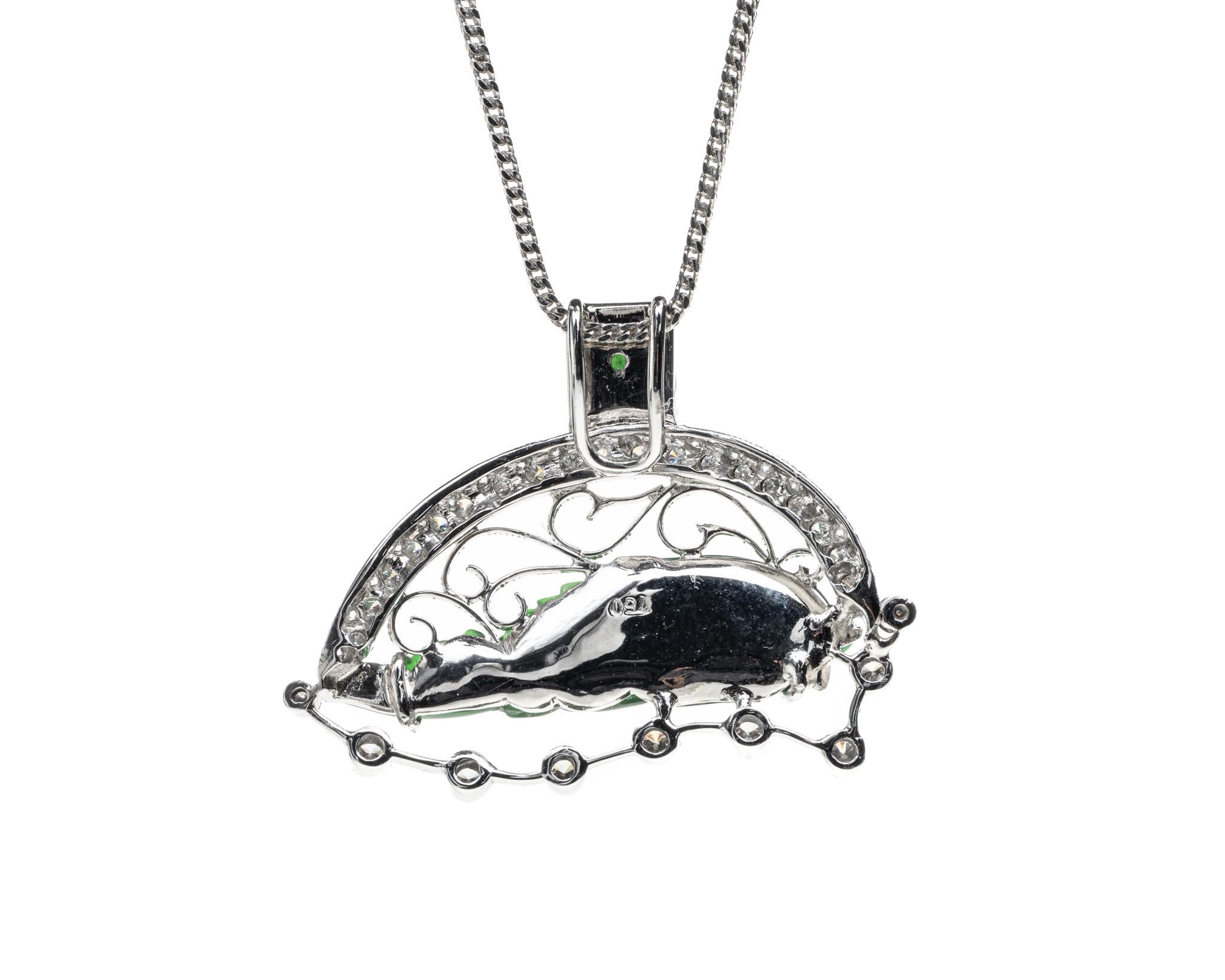 jade fish necklace