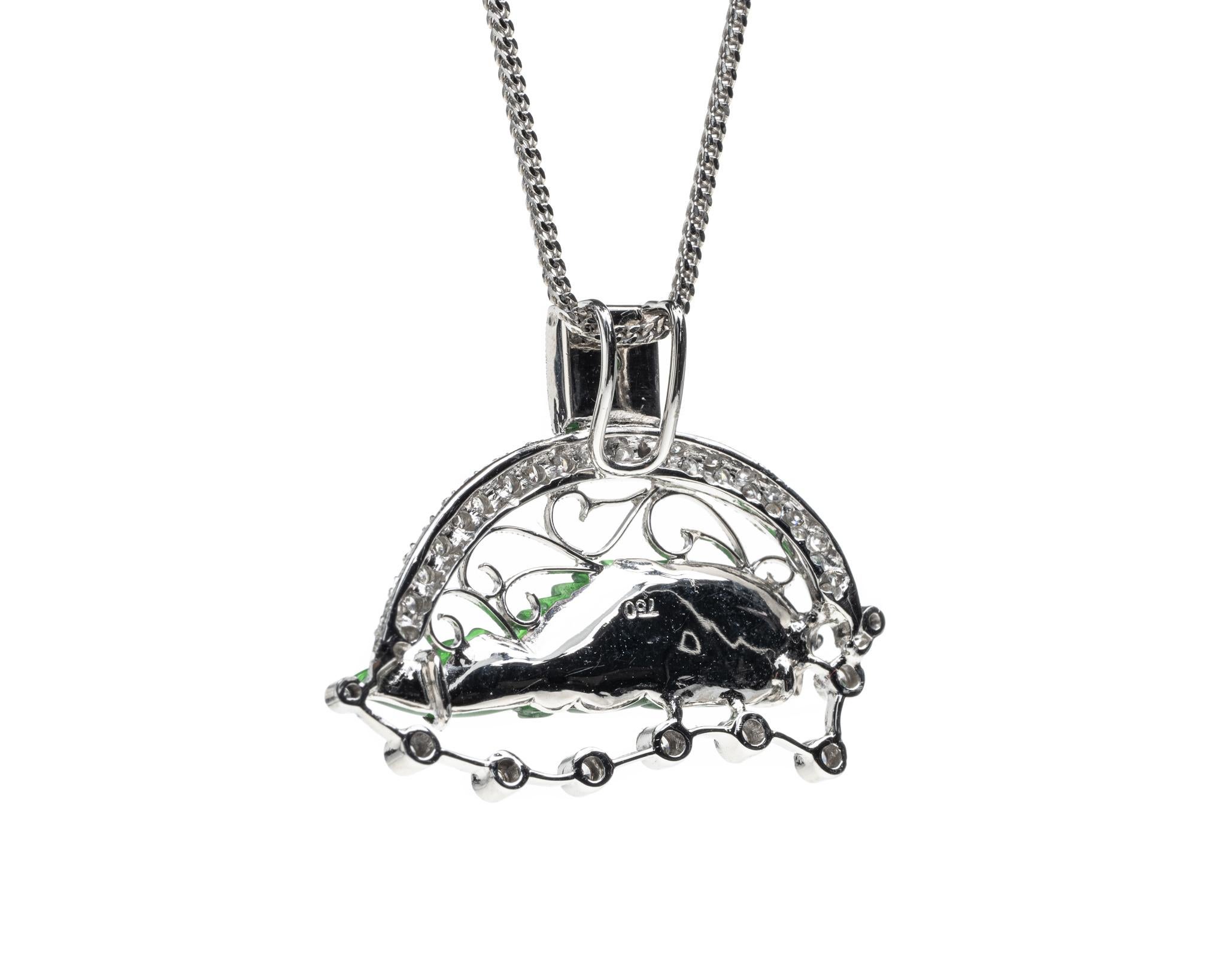 jade fish necklace