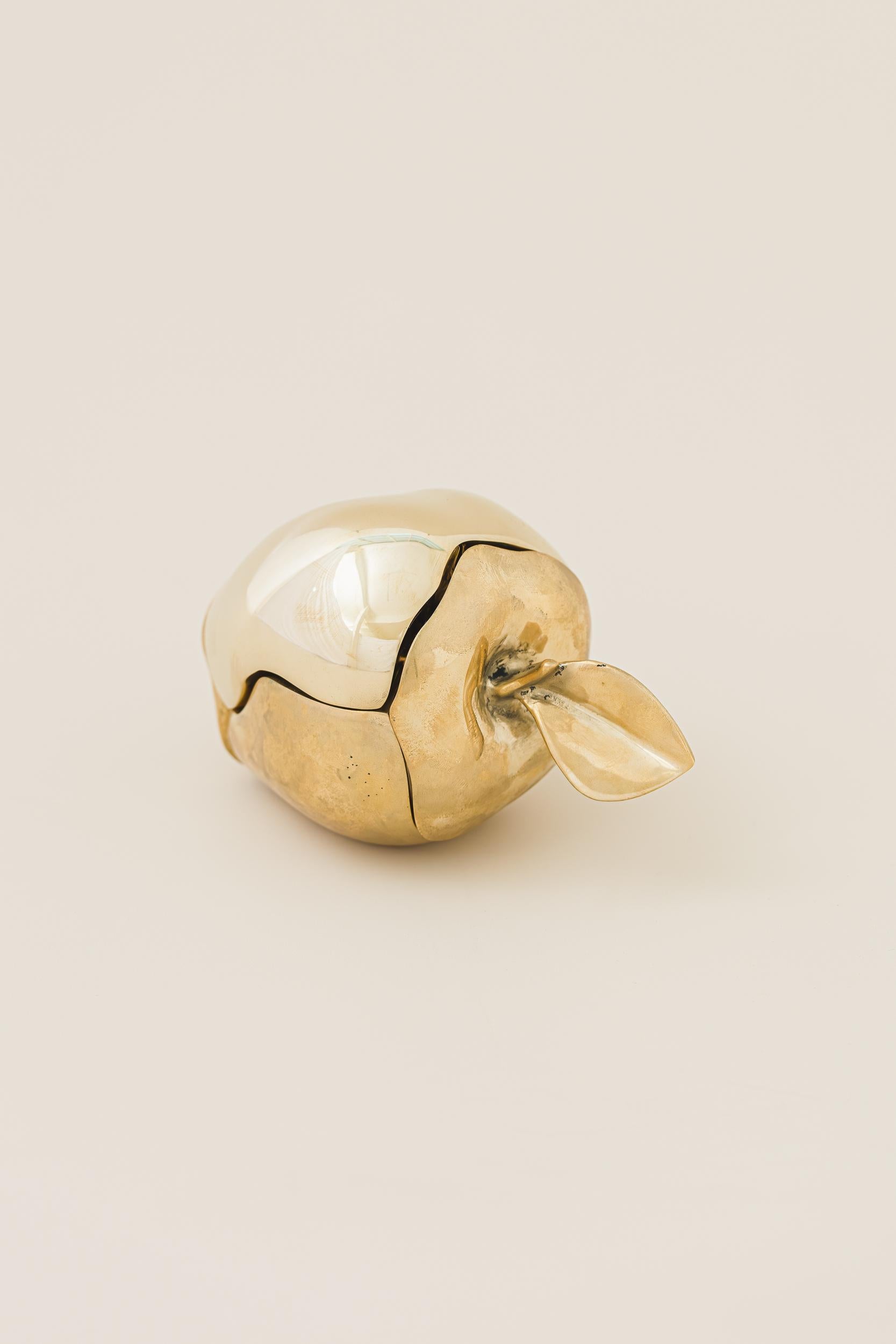 Brazilian Apple Sculpture by Lucas Recchia, 2023 For Sale