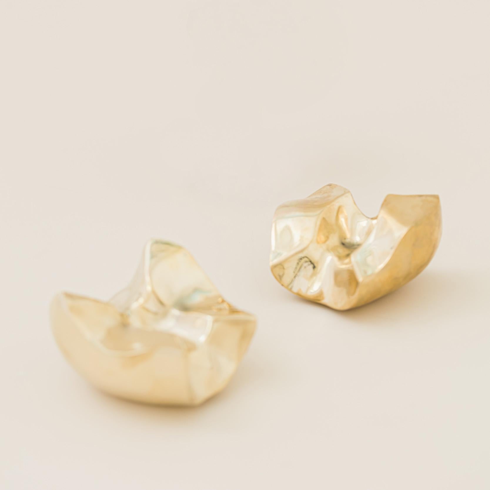 Polished Apple Sculpture by Lucas Recchia, 2023 For Sale