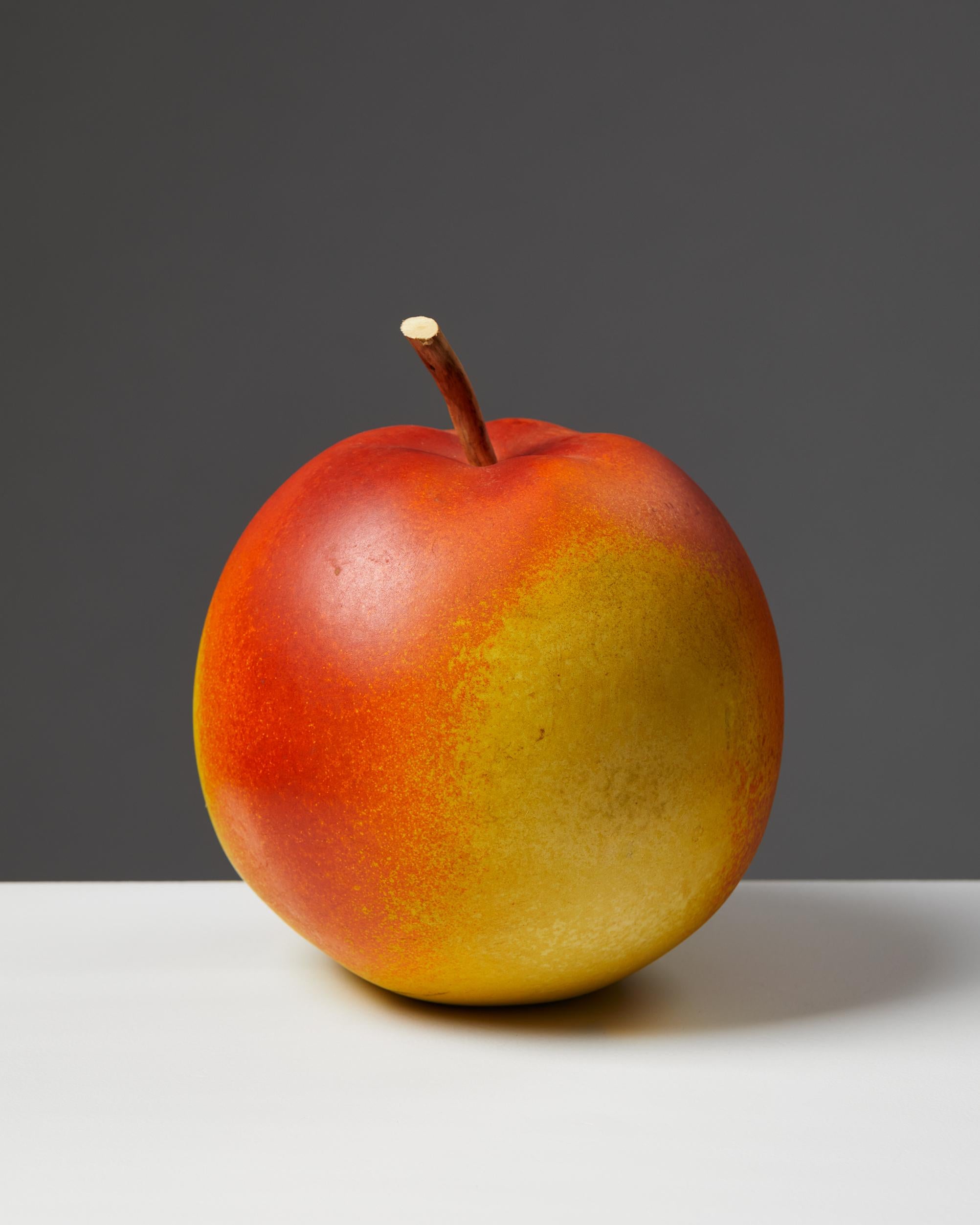 Mid-Century Modern Apple Sculpture by Per Hammarström, Sweden, 1980’s / 1990’s For Sale