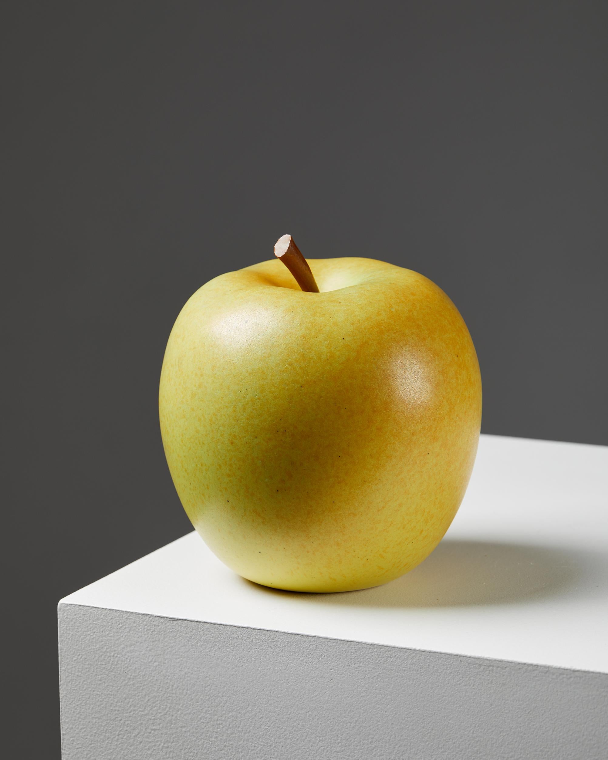 Mid-Century Modern Apple Sculpture Designed by Kaj Fogelberg