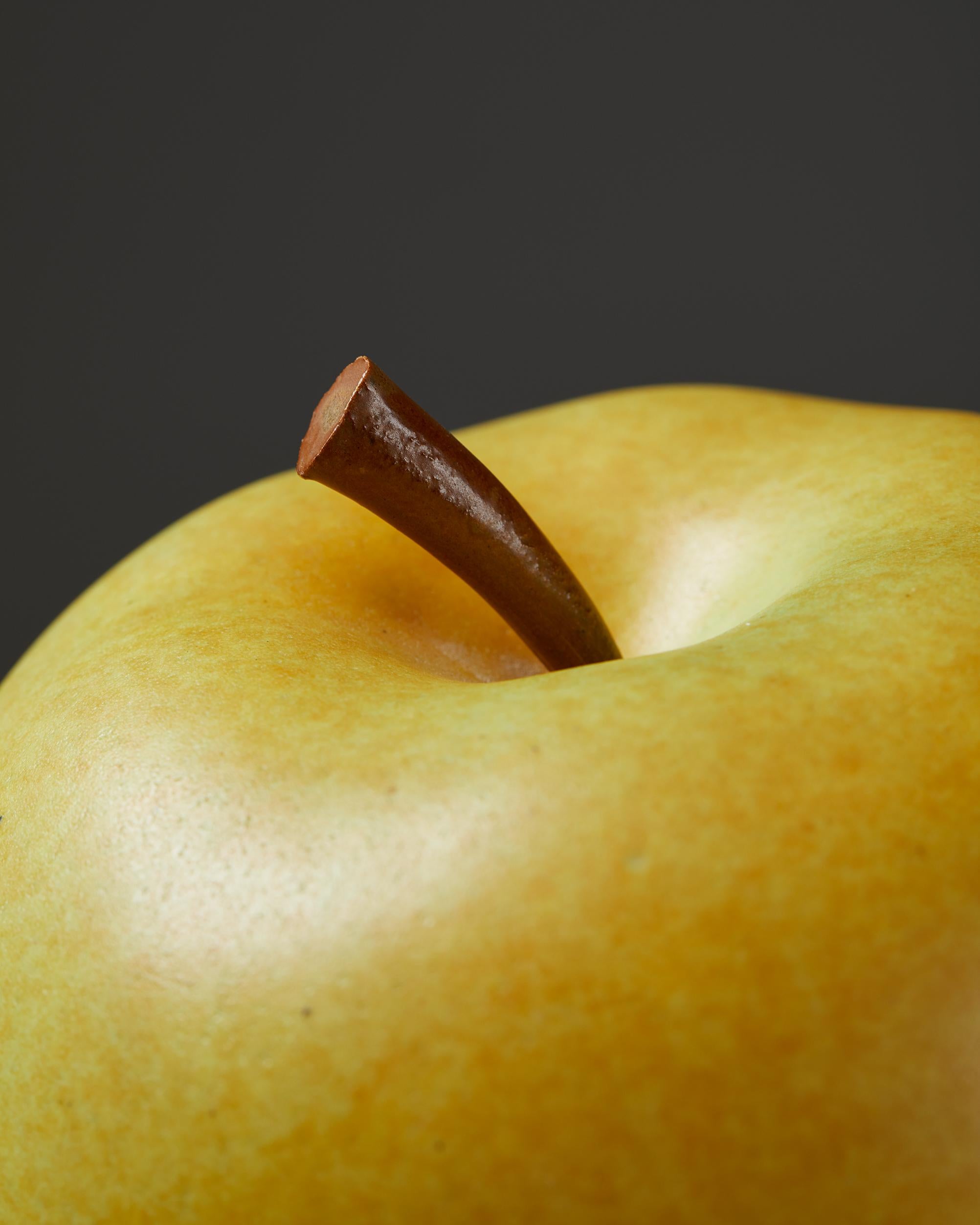 Apple Sculpture Designed by Kaj Fogelberg In Good Condition In Stockholm, SE