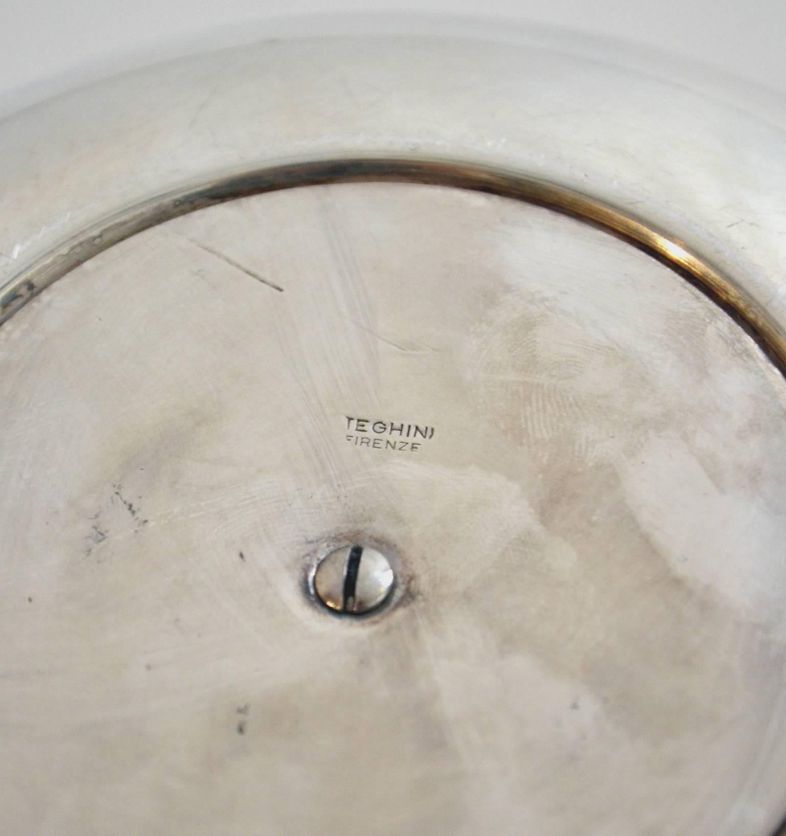 Italian Apple Shaped Ice Bucket by Teghini Firenze