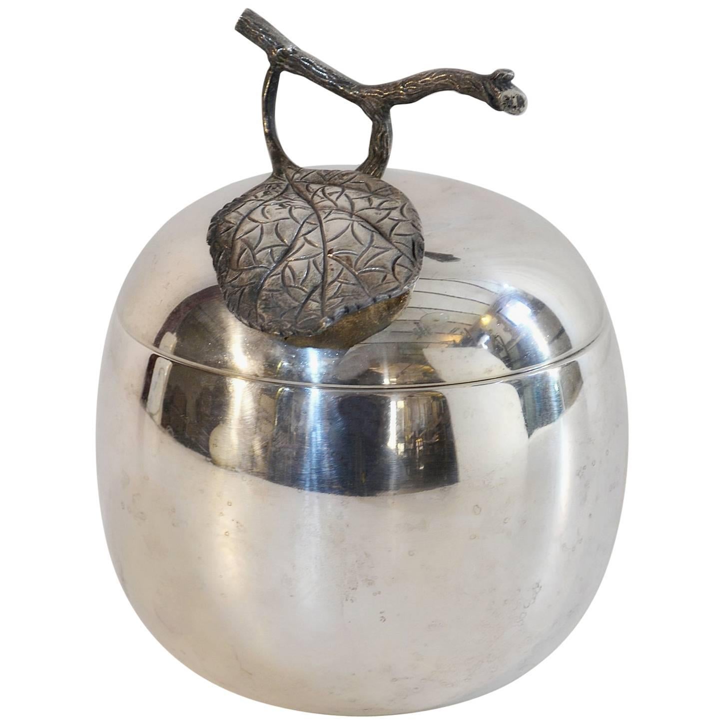 Apple Shaped Ice Bucket by Teghini Firenze at 1stDibs