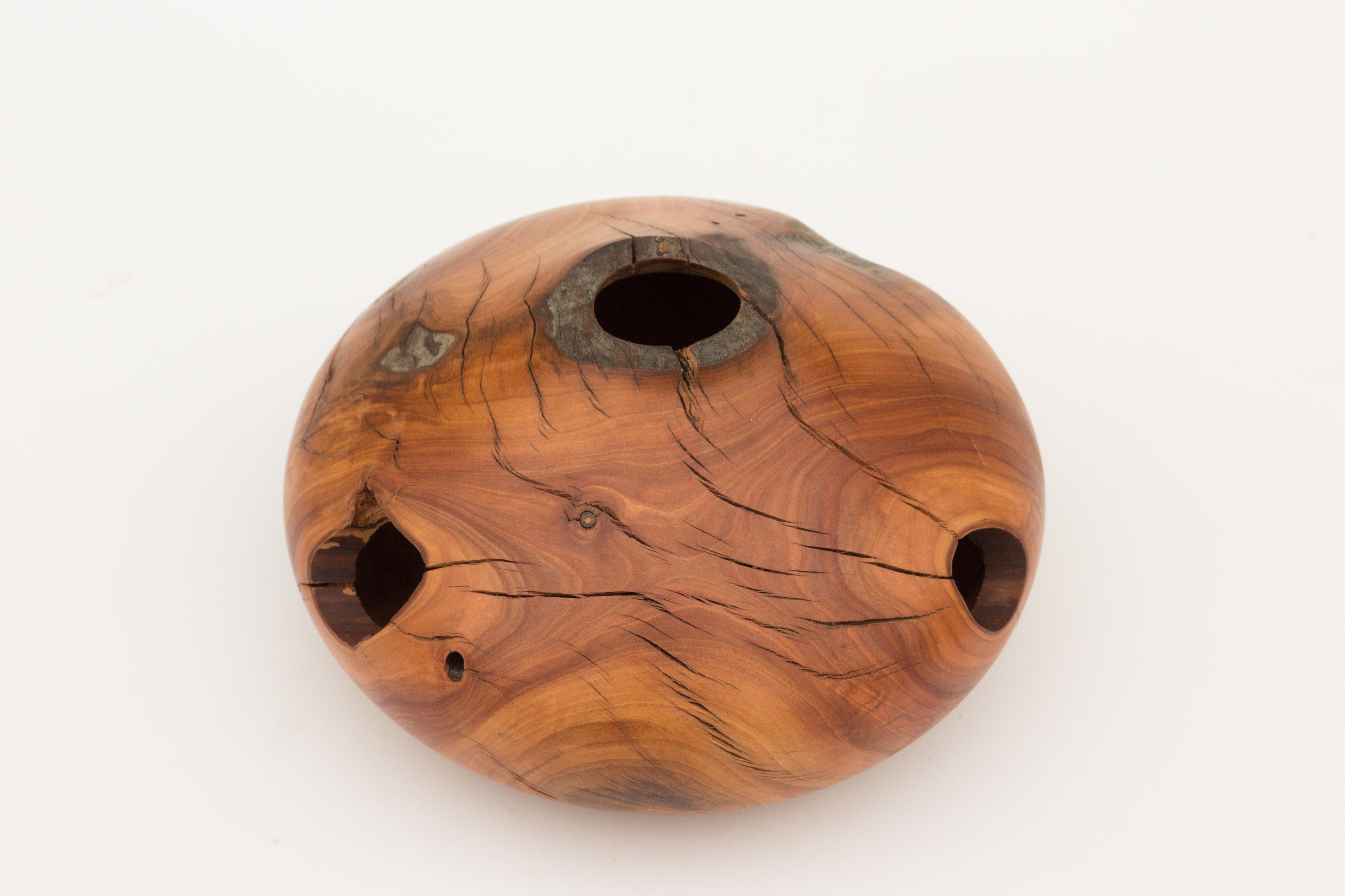 Russian Apple Wood Hollow Form by Vlad Droz