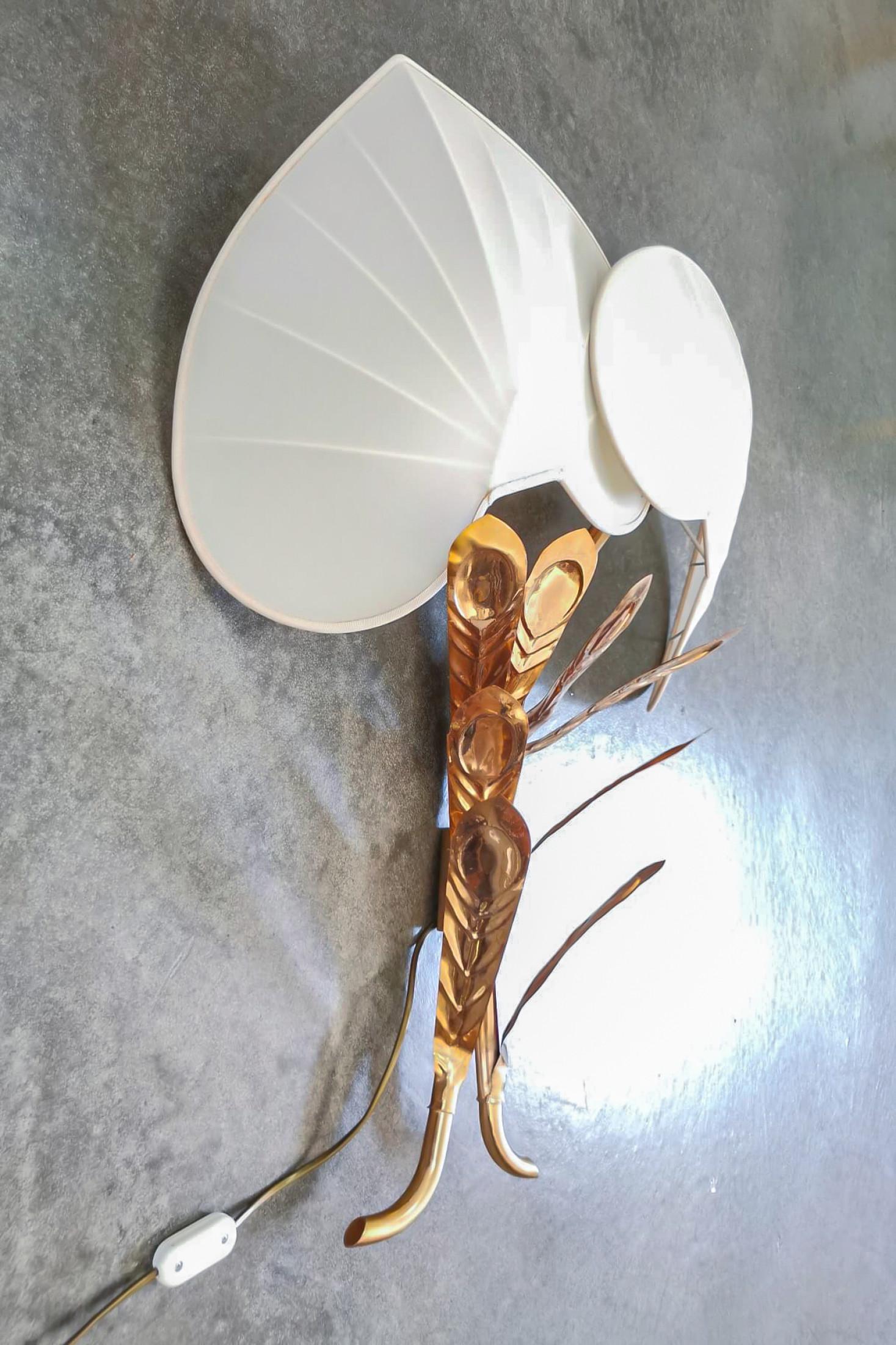 Two-lumen wall sconce, design Antonio PAVIA. Italy, 70s In Good Condition For Sale In Torino, IT