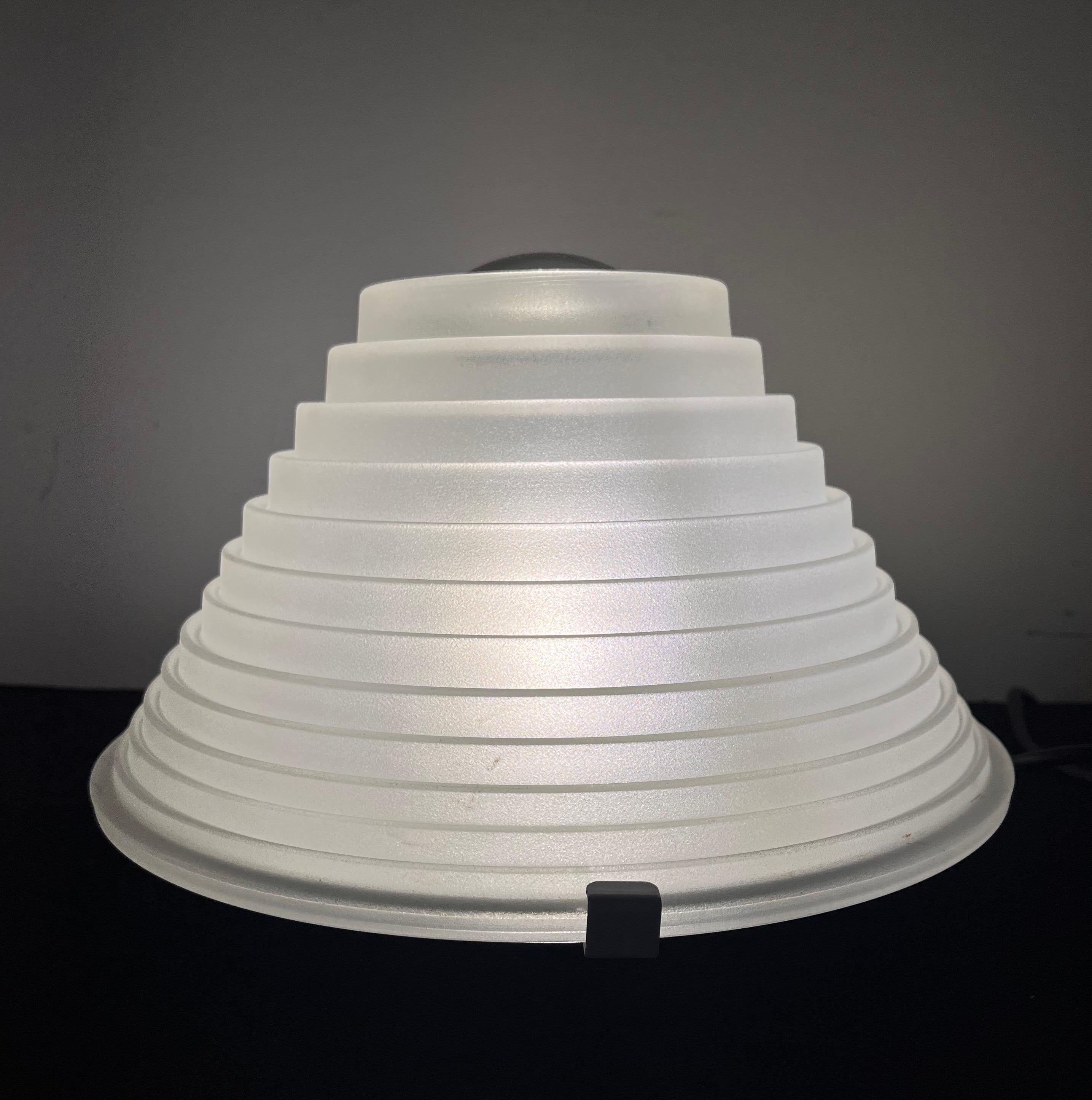 Late 20th Century Artemide wall sconce mod.Egina by Angelo Mangiarotti '1970s For Sale