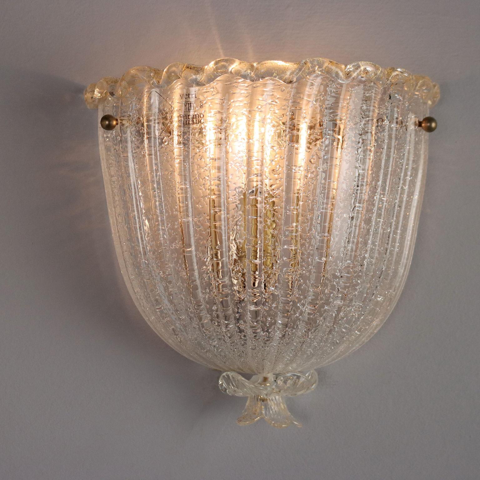 Italian Applique Barovier e Toso, Anni 80