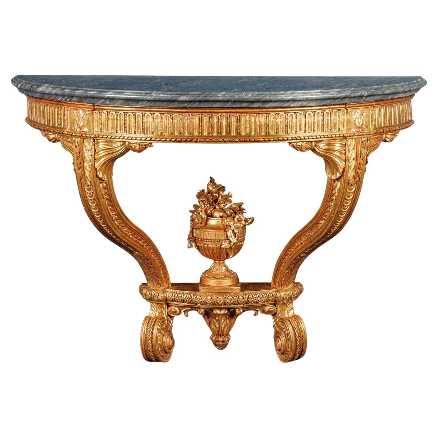 Applique Console Francesco Bolgiè, Turin, circa 1790  For Sale