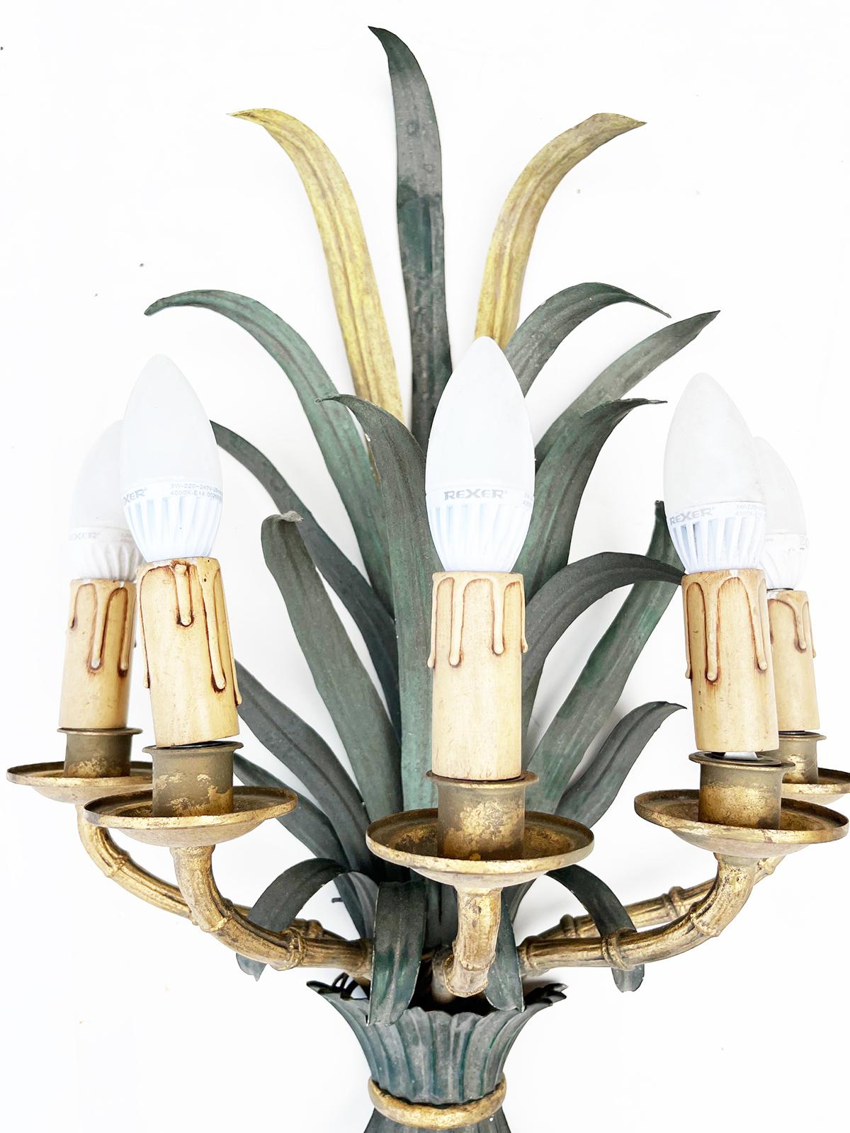 Hollywood Regency Wall sconce Early 20th century, Antiques' In Good Condition For Sale In Foggia, FG