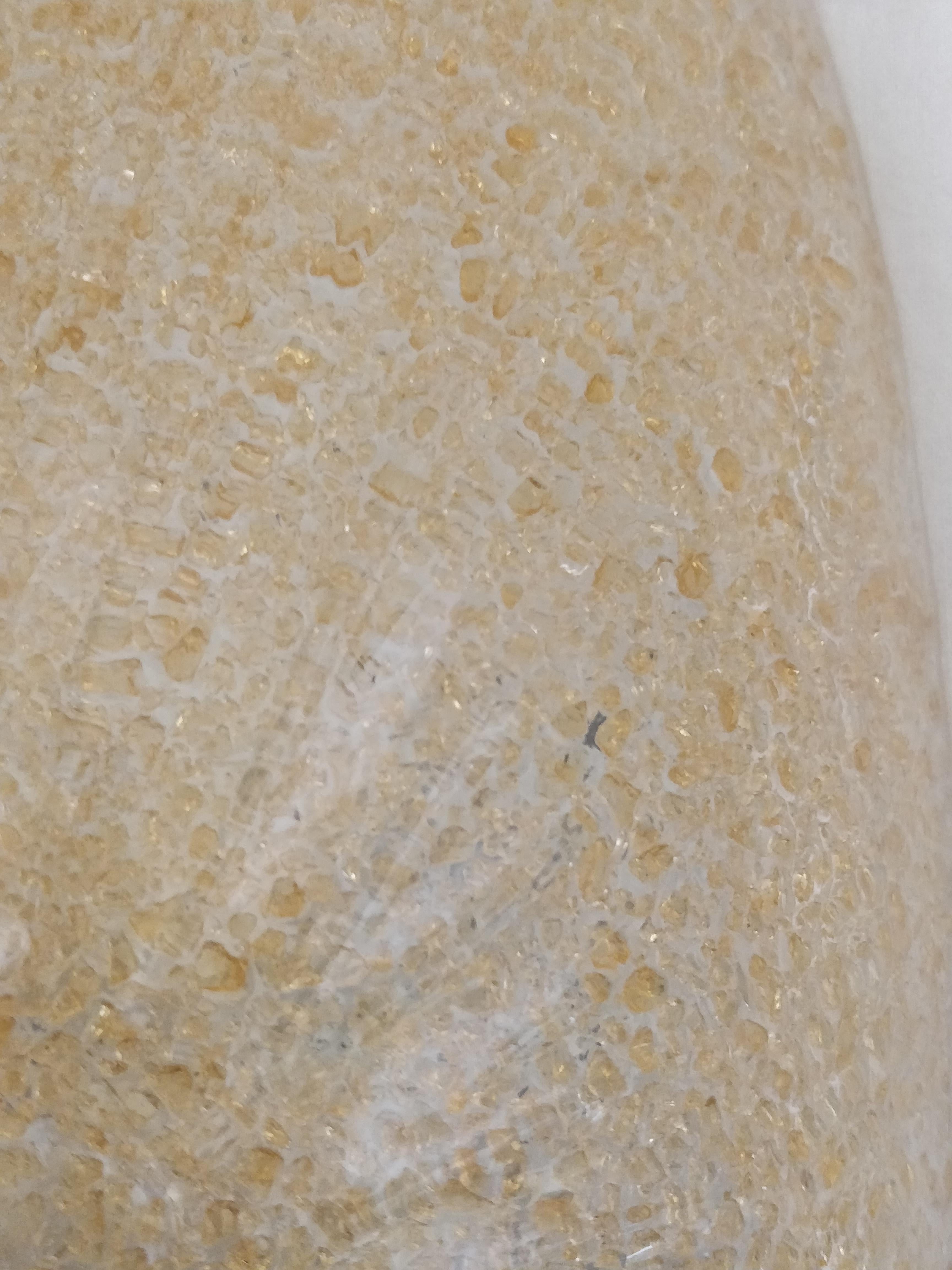 Applique di “Mazzega” color miele in vetro di Murano, Italia anni ‘60 in vendita 4