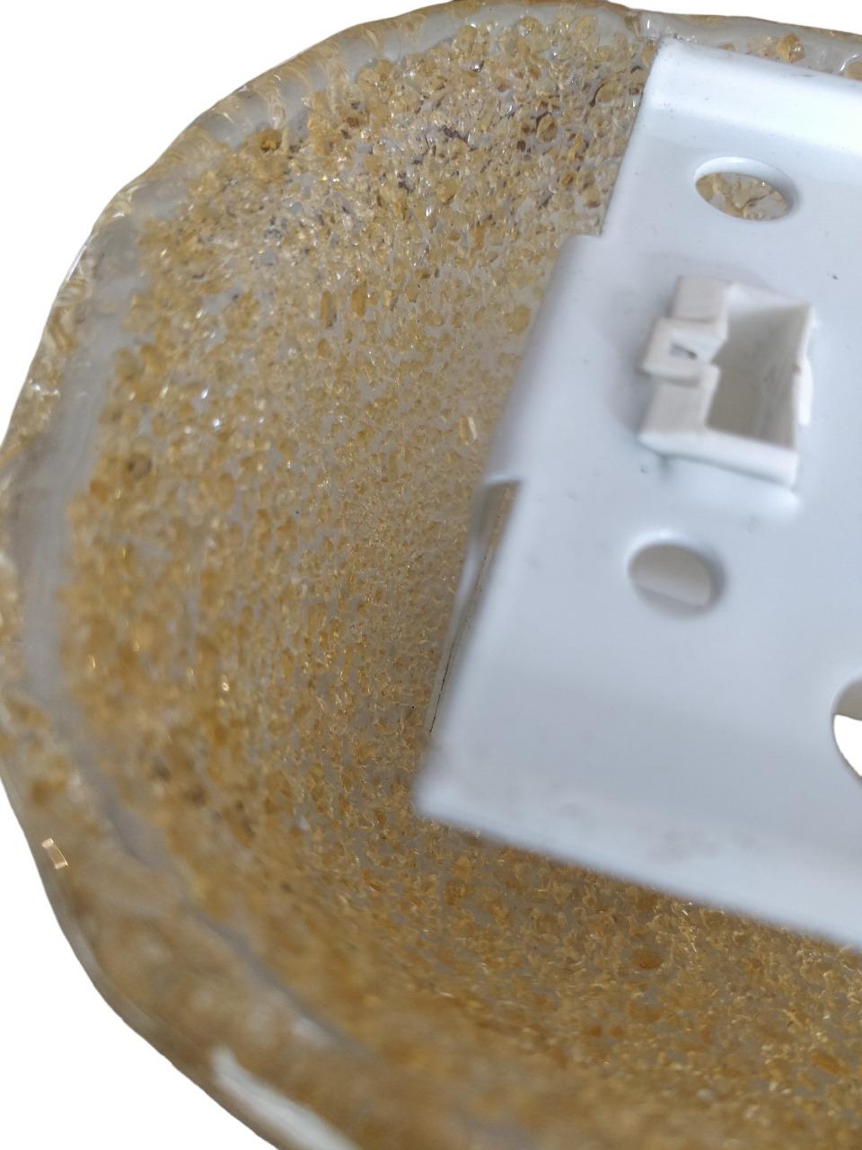 Applique di “Mazzega” color miele in vetro di Murano, Italia anni ‘60 in vendita 6