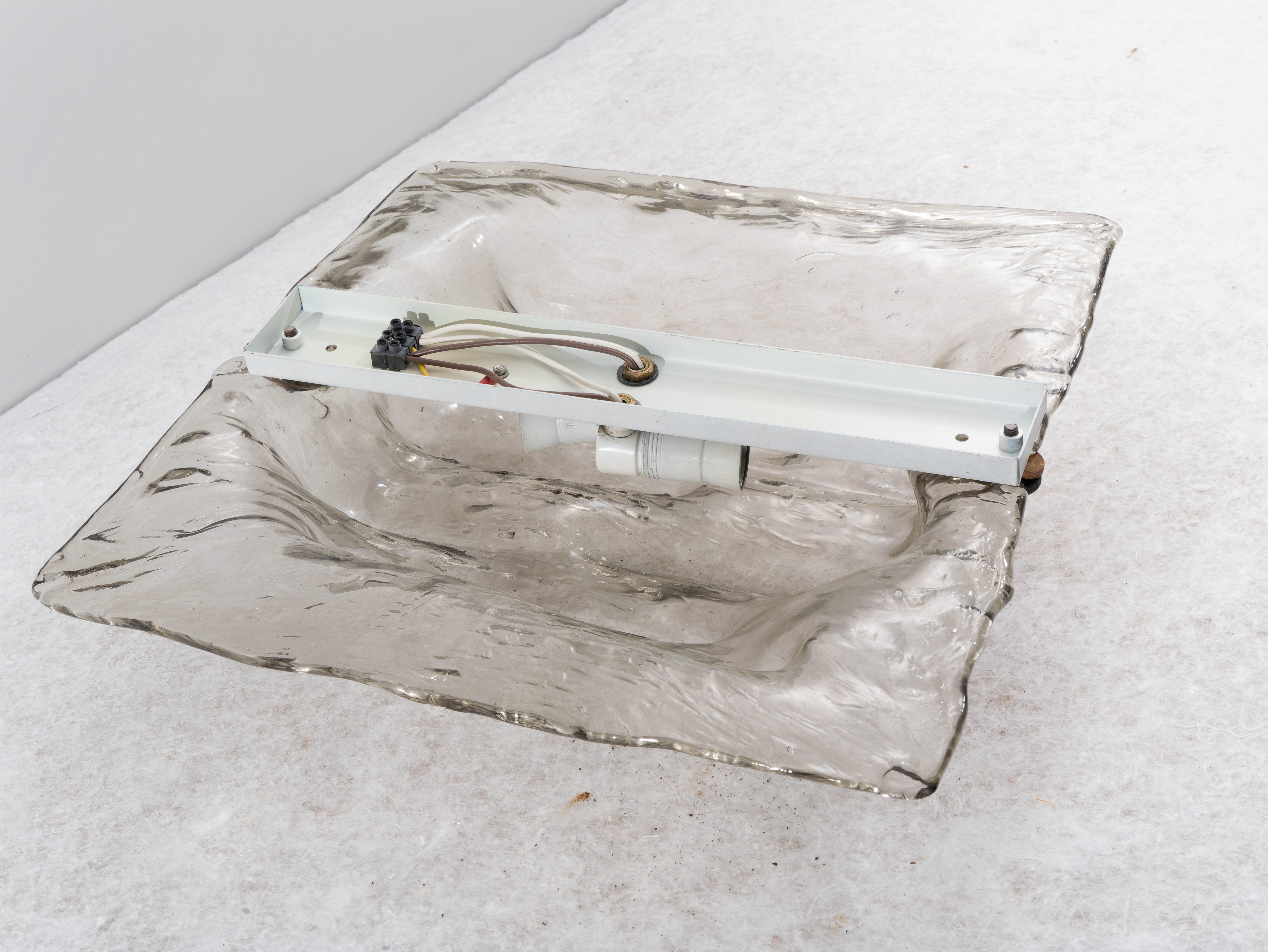 Aplique de Toni Zuccheri para Venini en cristal de Murano, años 70 Moderno de mediados de siglo en venta