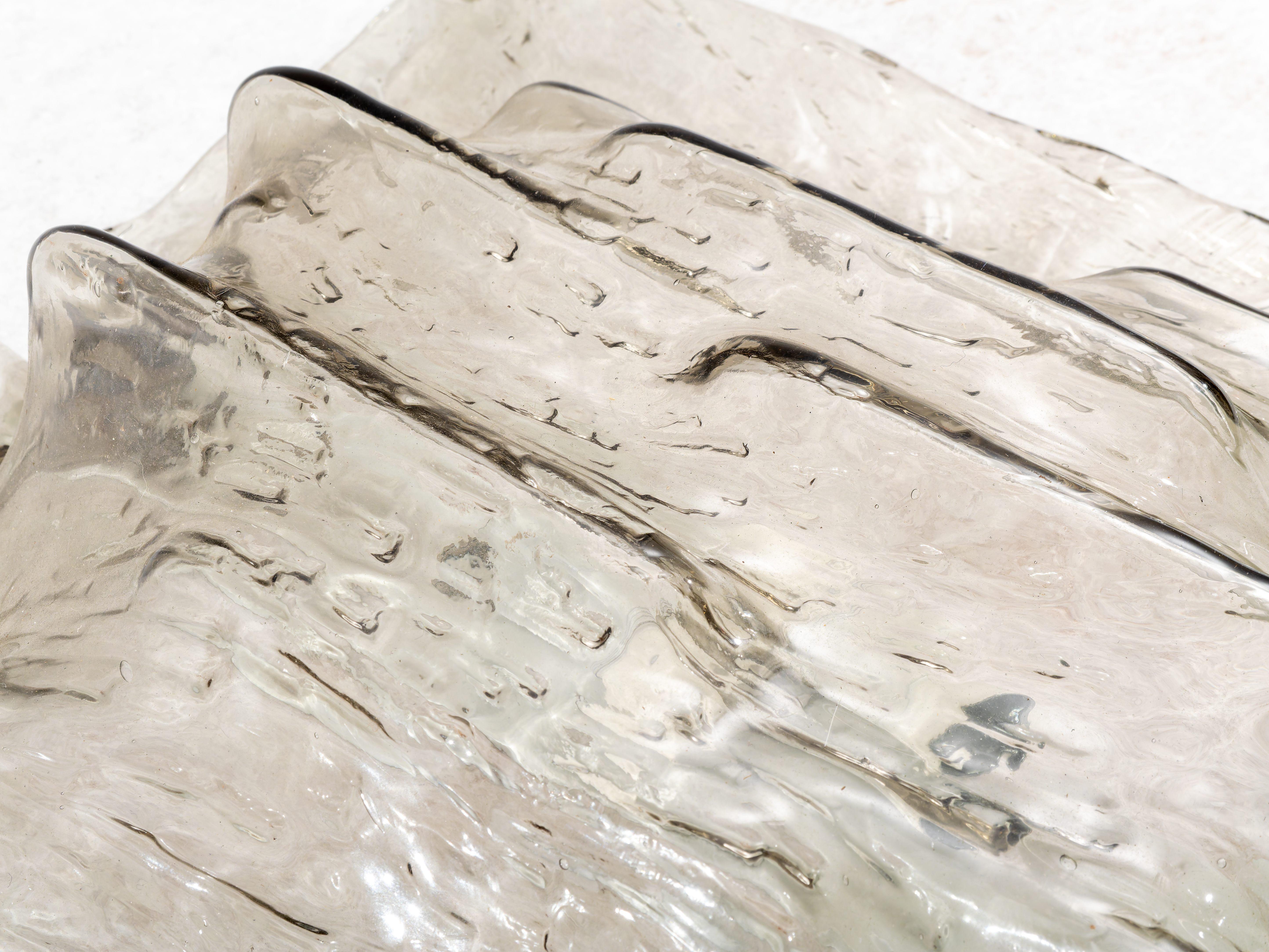 Aplique de Toni Zuccheri para Venini en cristal de Murano, años 70 Italiano en venta