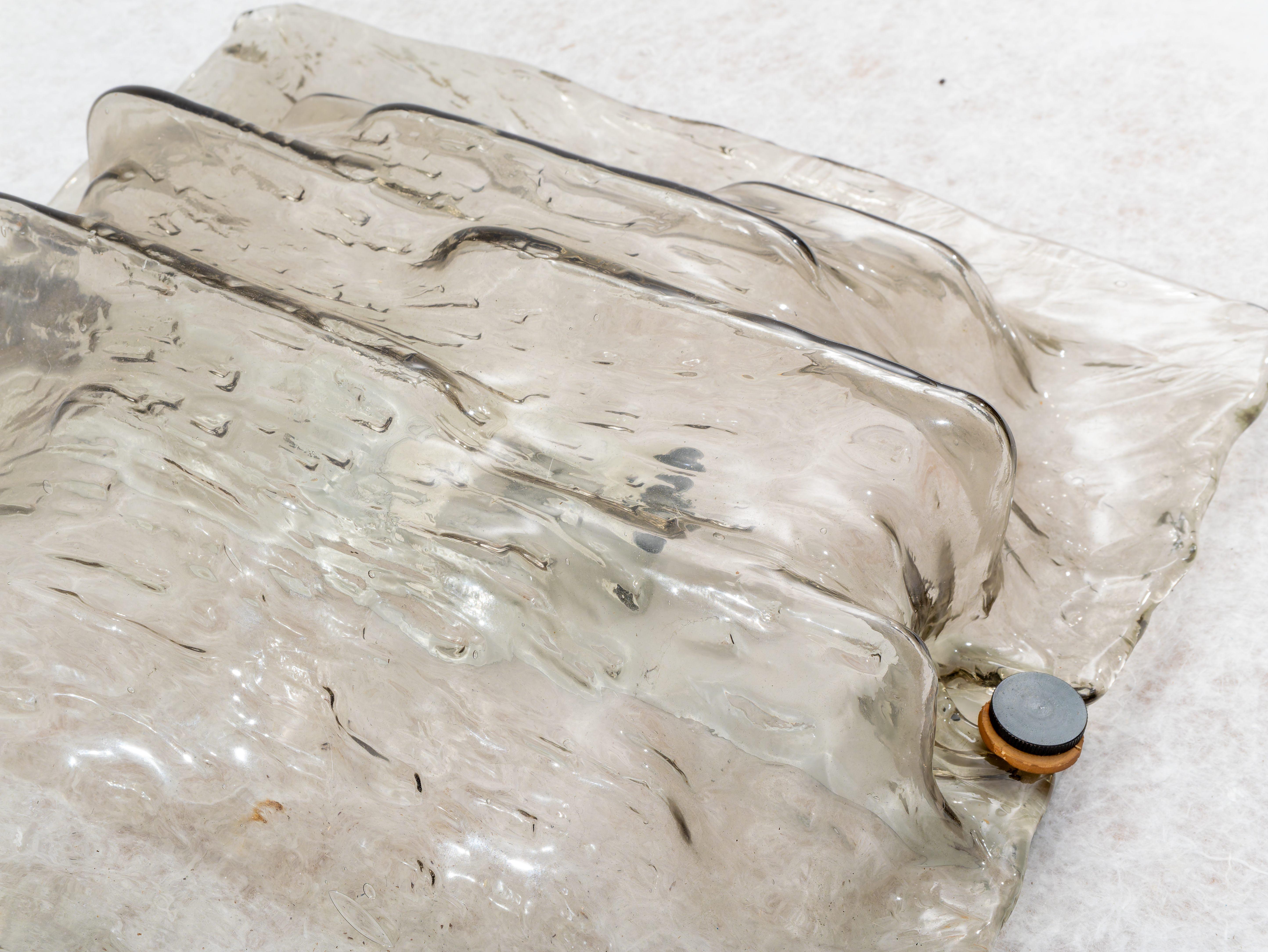 Aplique de Toni Zuccheri para Venini en cristal de Murano, años 70 en Bueno estado para la venta en Bastia Umbra, IT