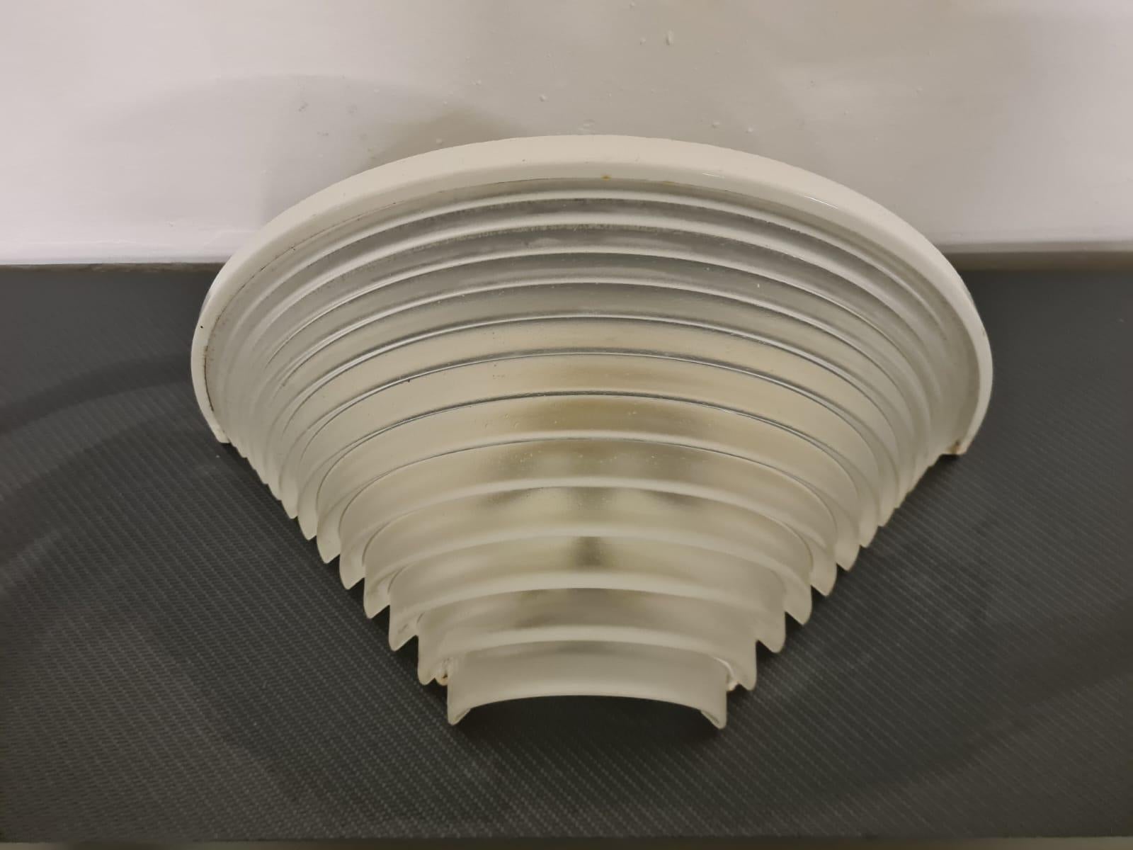 Metal Egisto 38 wall sconce by Angelo Mangiarotti for Artemide For Sale