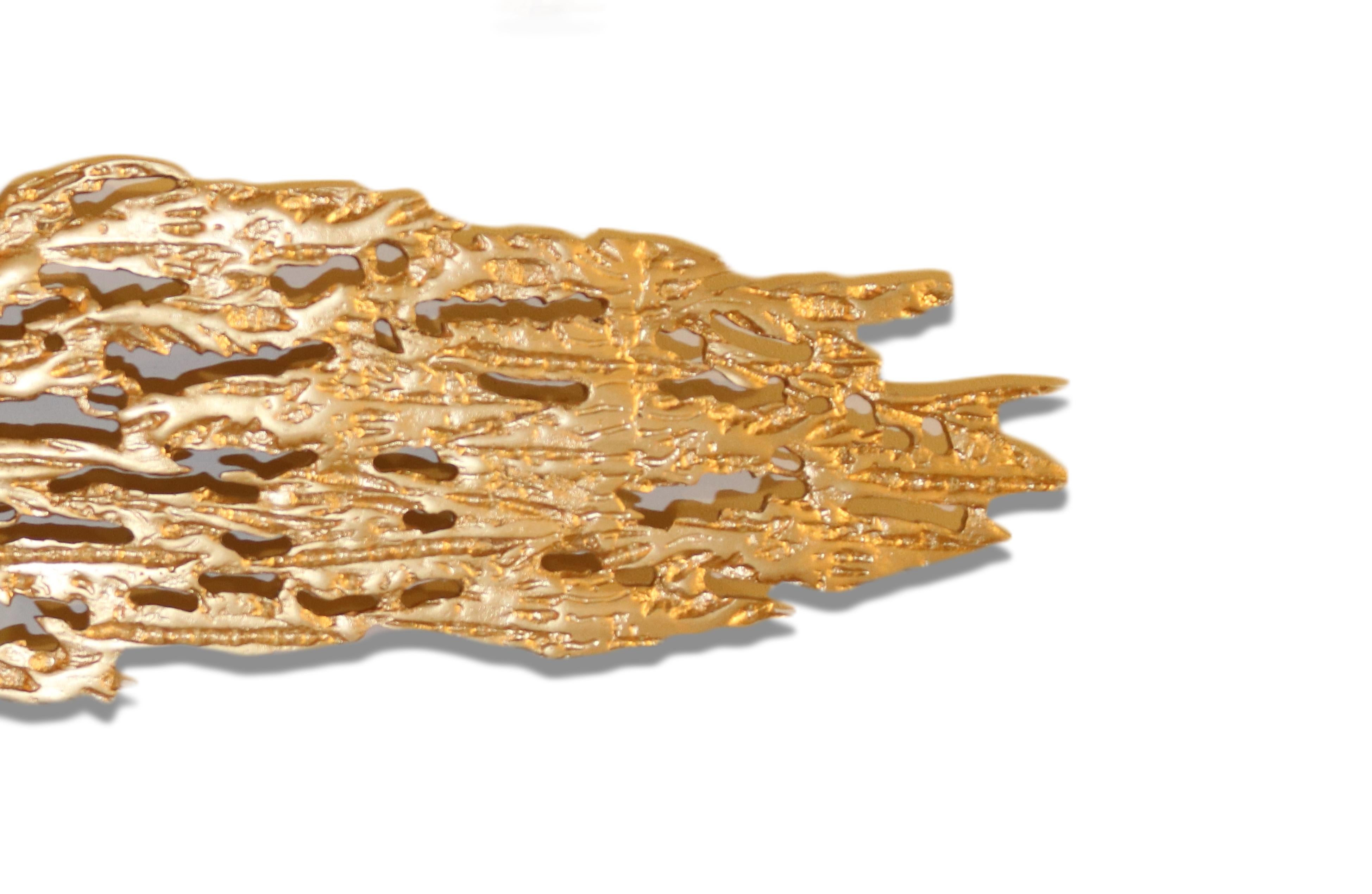 Egyptian NATURA wall light -gold  For Sale