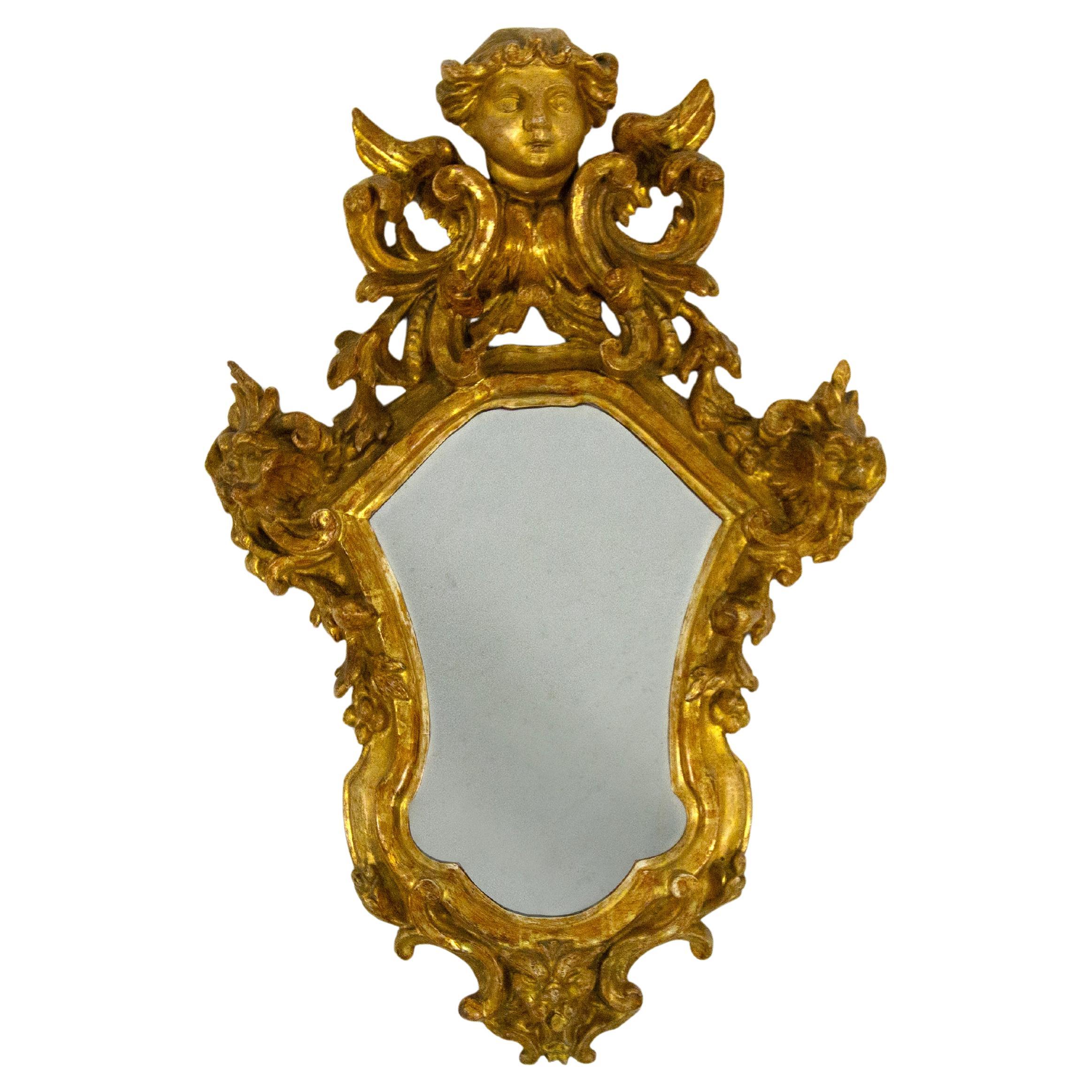 Applique in legno intagliato, scolpito e dorato, XVIII secolo