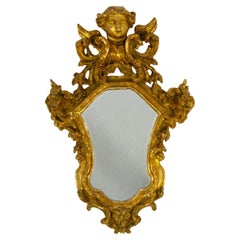 Applique in legno intagliato, scolpito e dorato, XVIII secolo