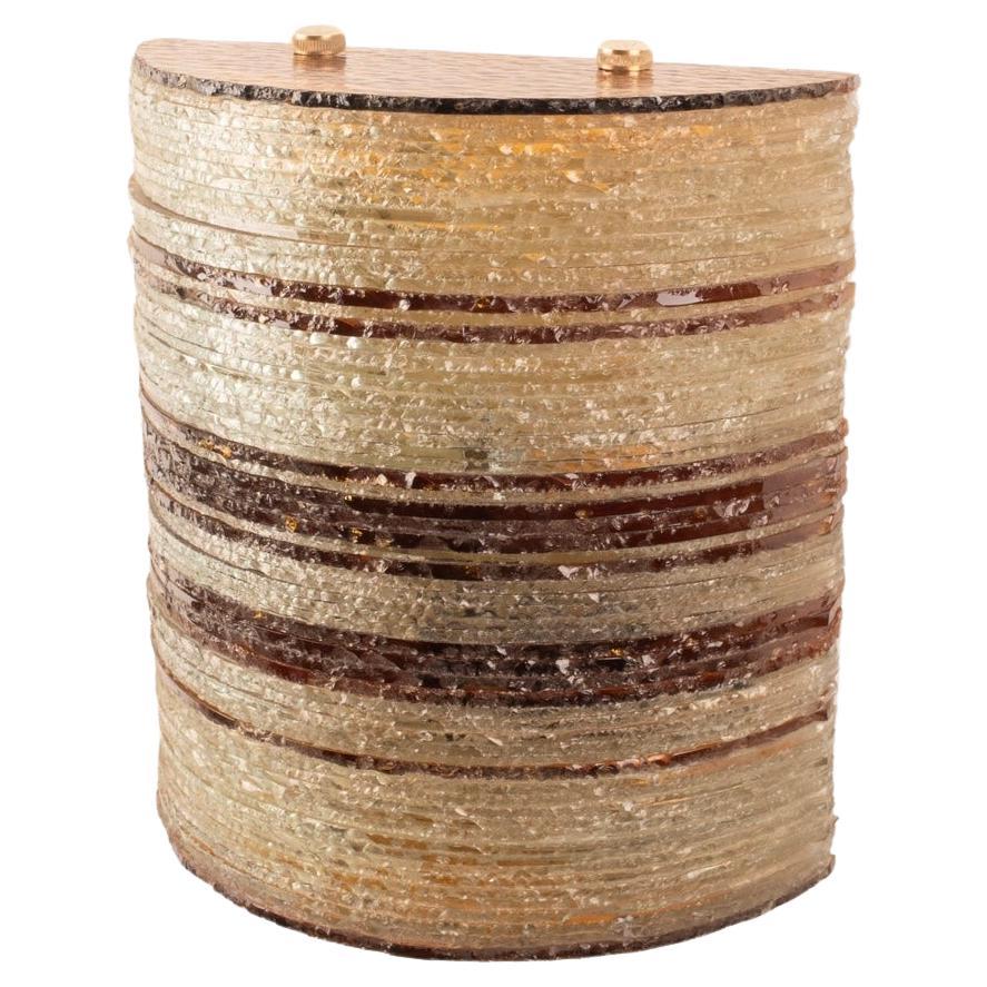 Glass Wall Light by Albano Poli for Poliarte Small Version