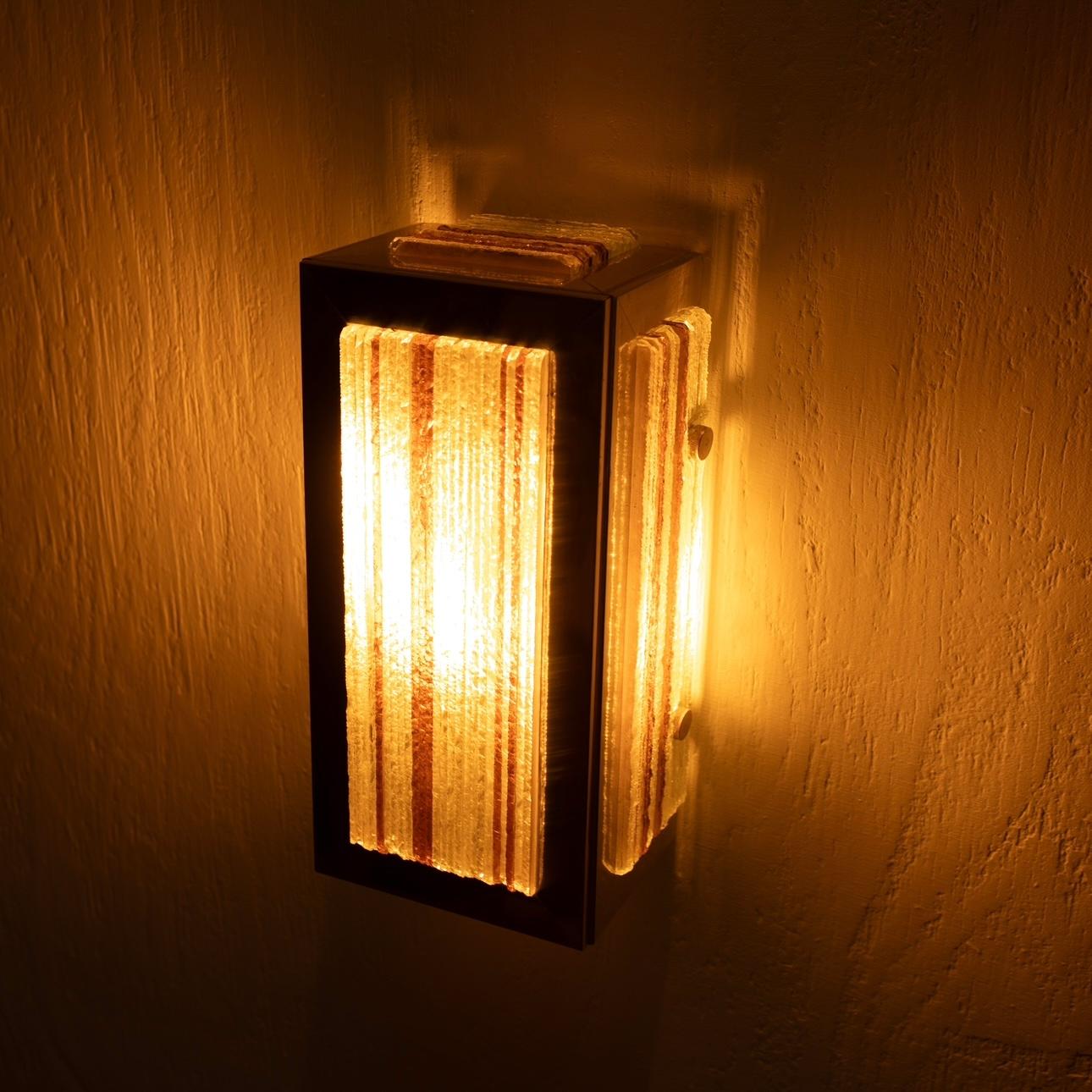 Wall Light by Albano Poli for Poliarte Chrome Version For Sale 1