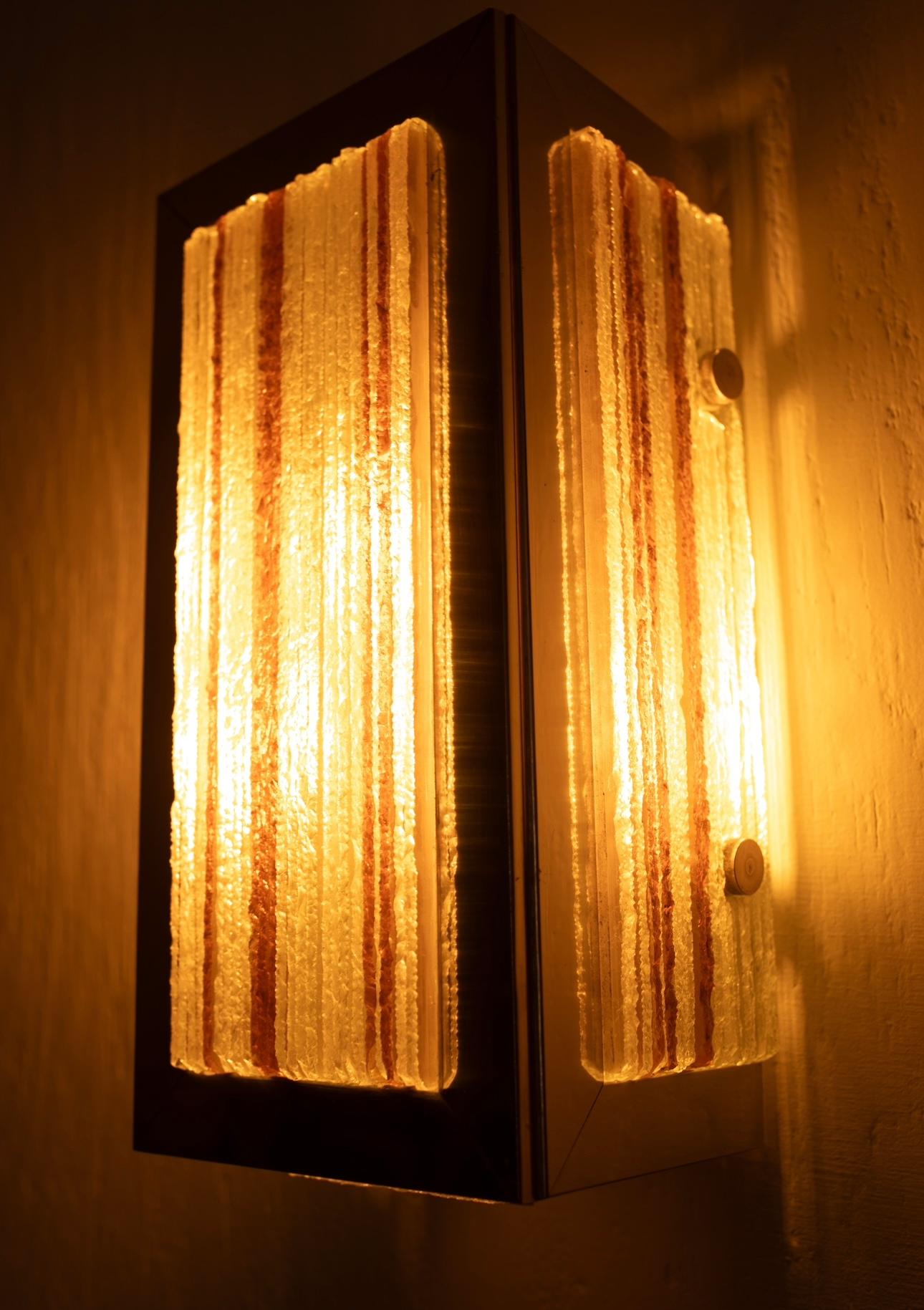 Wall Light by Albano Poli for Poliarte Chrome Version For Sale 2